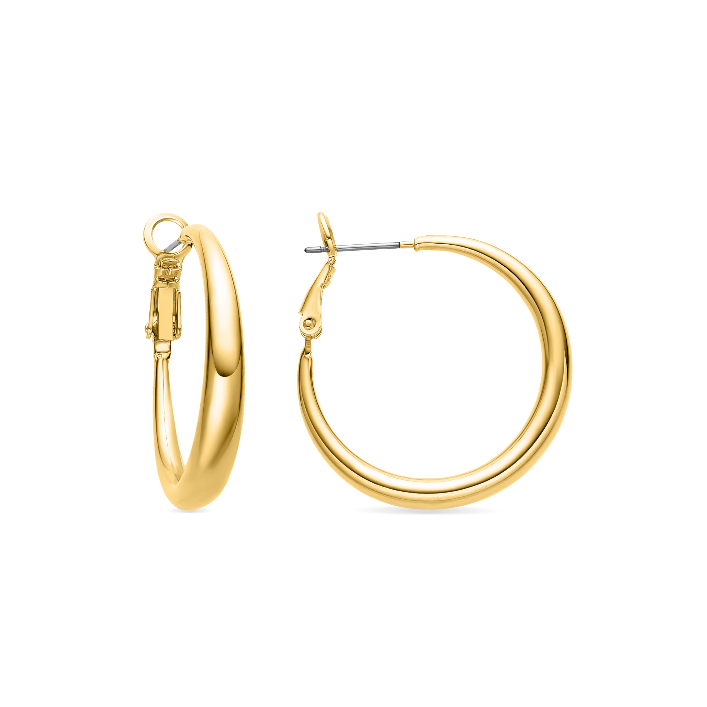 Earrings finished in 18K yellow gold - Qupa