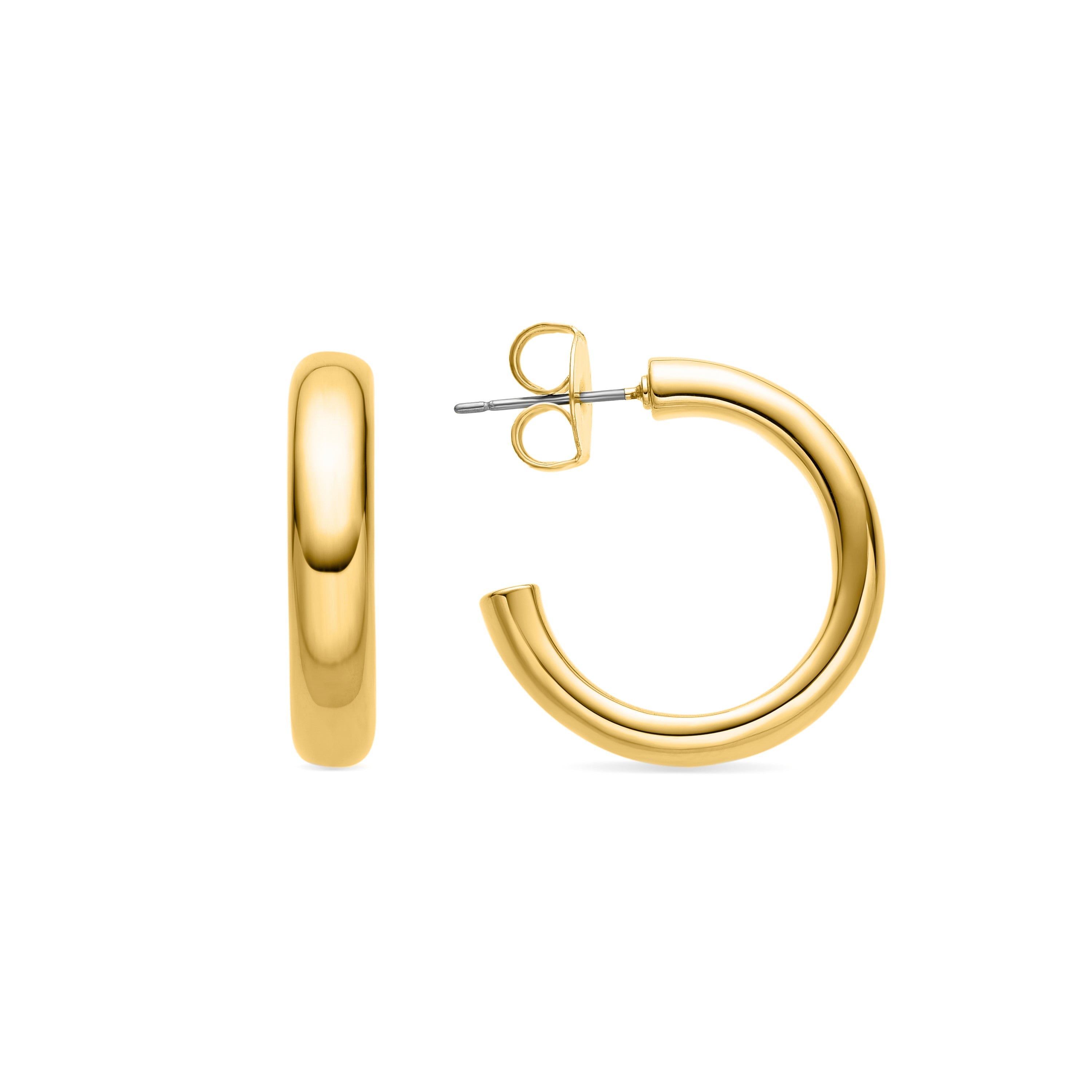 Earrings finished in 18K yellow gold - Difie