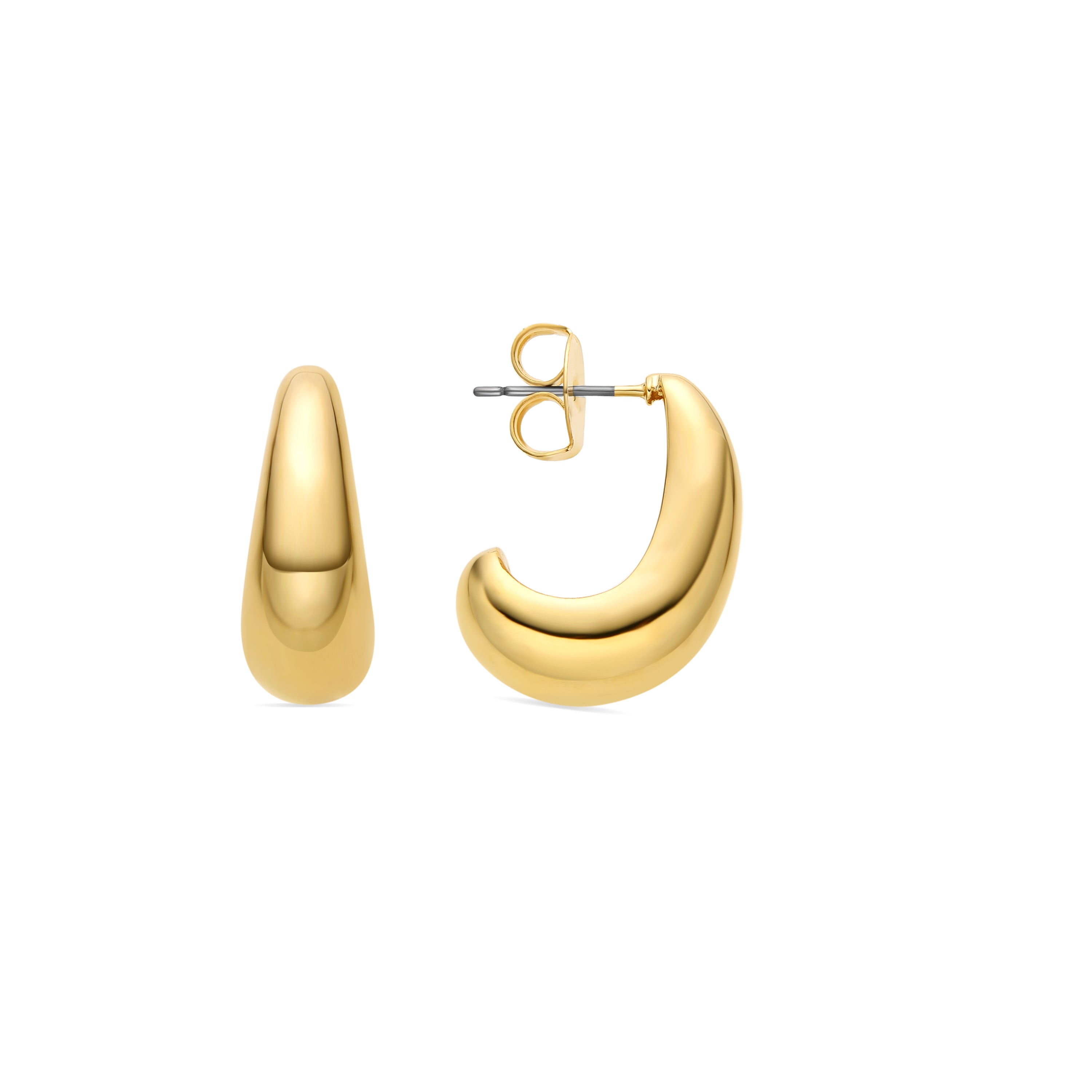 18K gold-finished earrings - Sanky