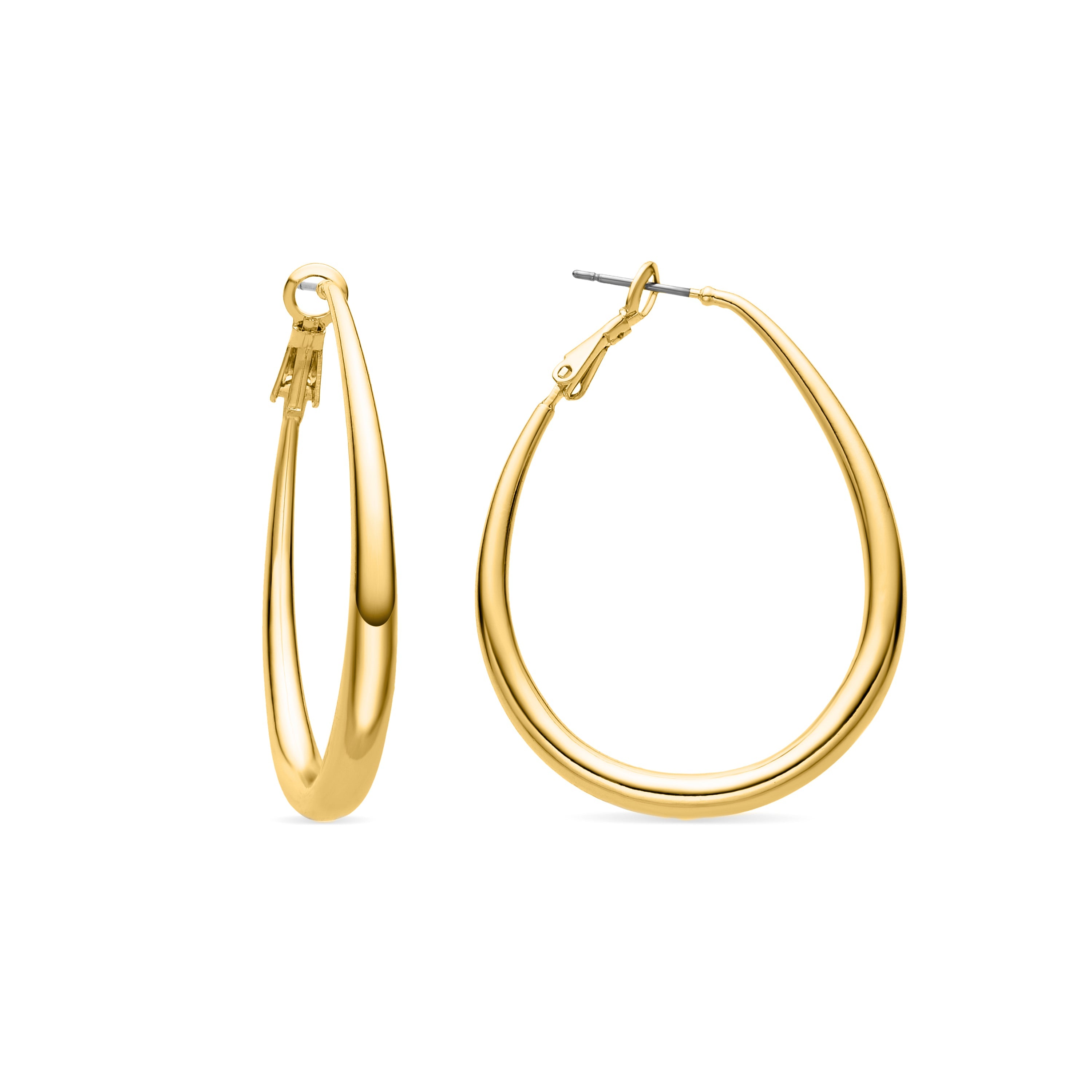 18K gold-finished earrings - Axeir