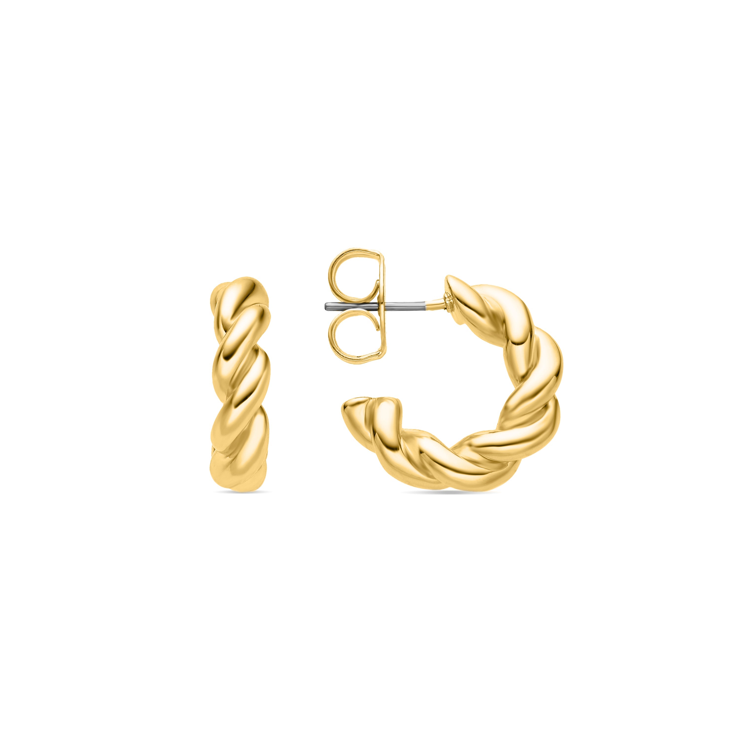 18K gold-finished earrings - Izo