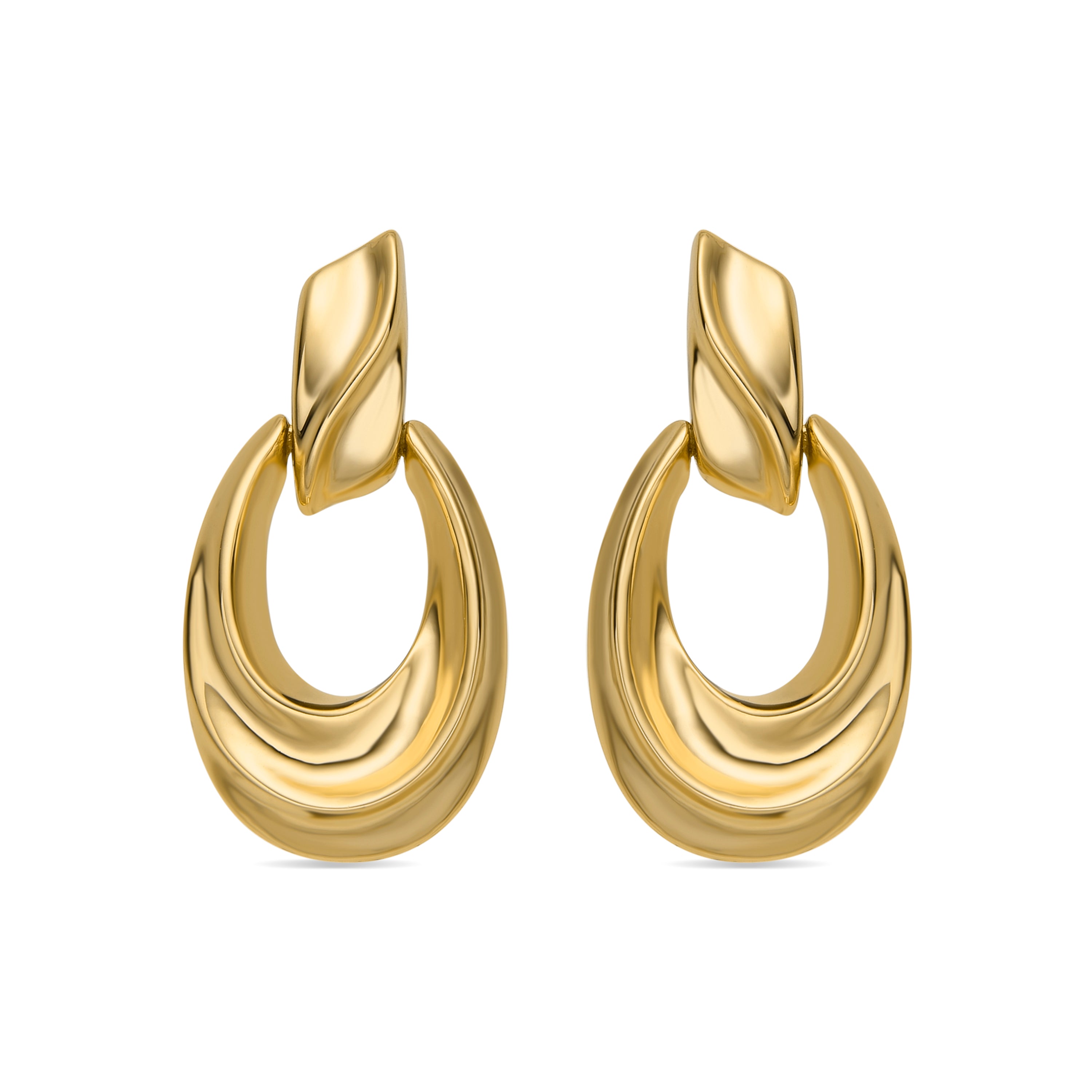 18k gold-finished earrings - Miota