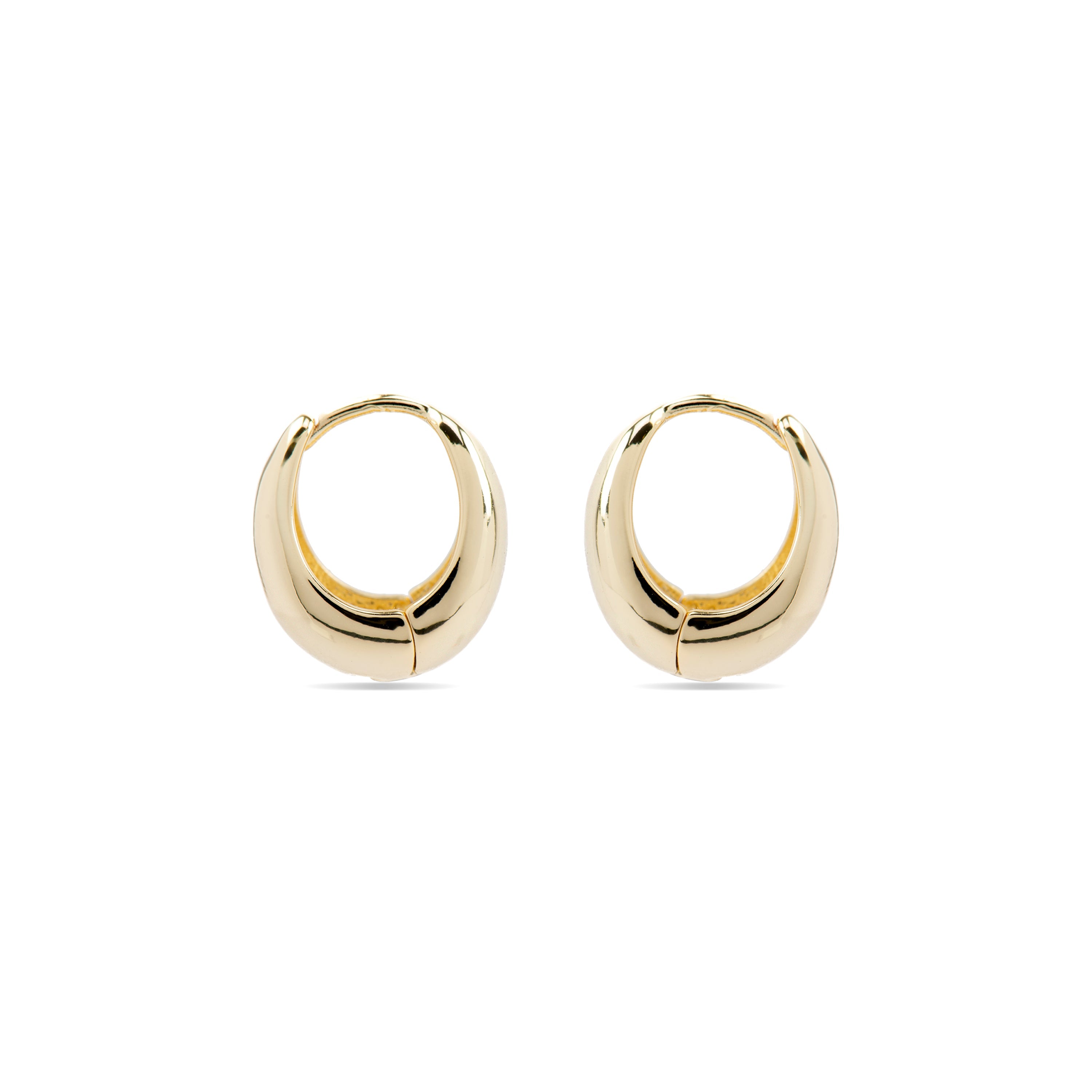 18k gold-finished earrings - Mickra