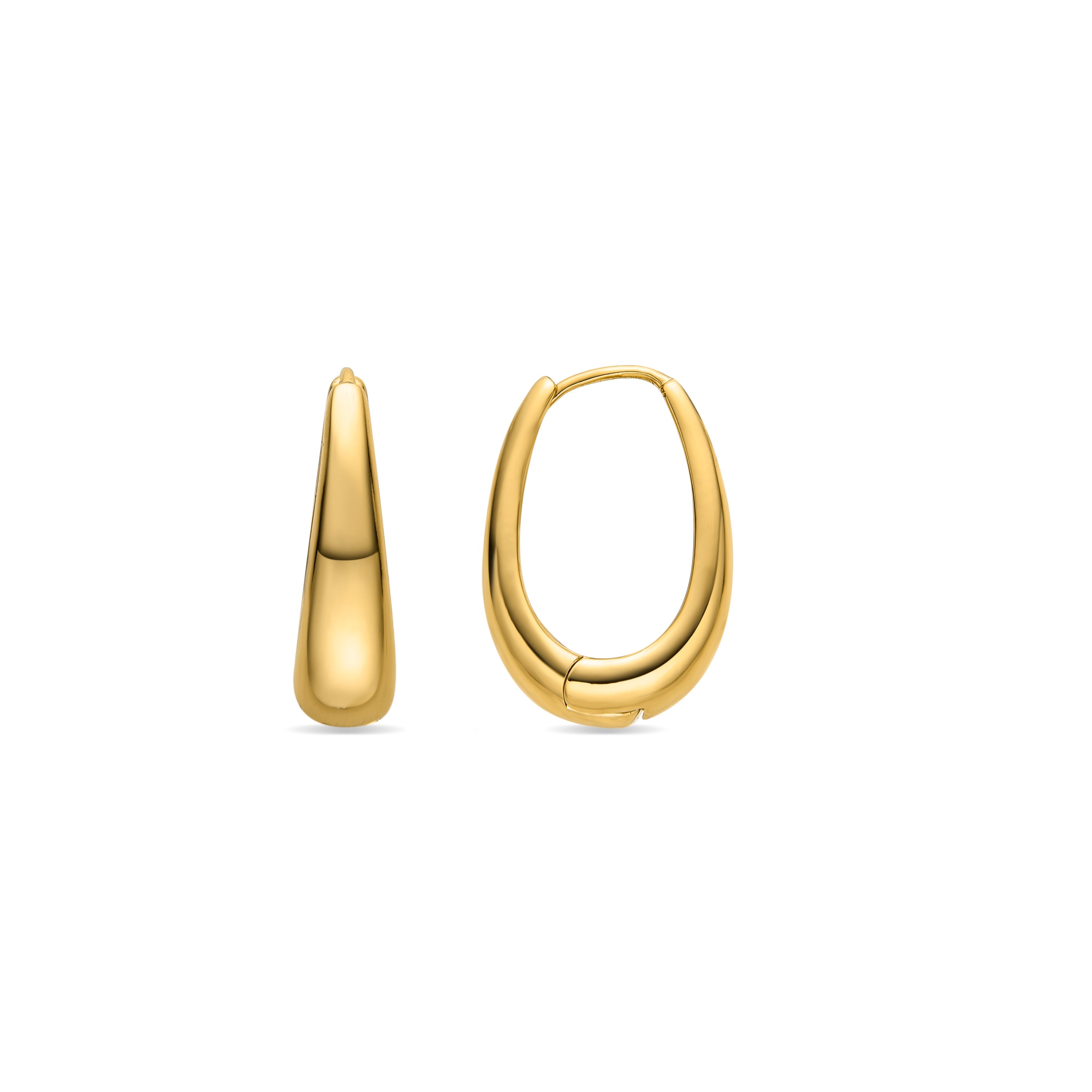 18k gold-finished earrings - Luya