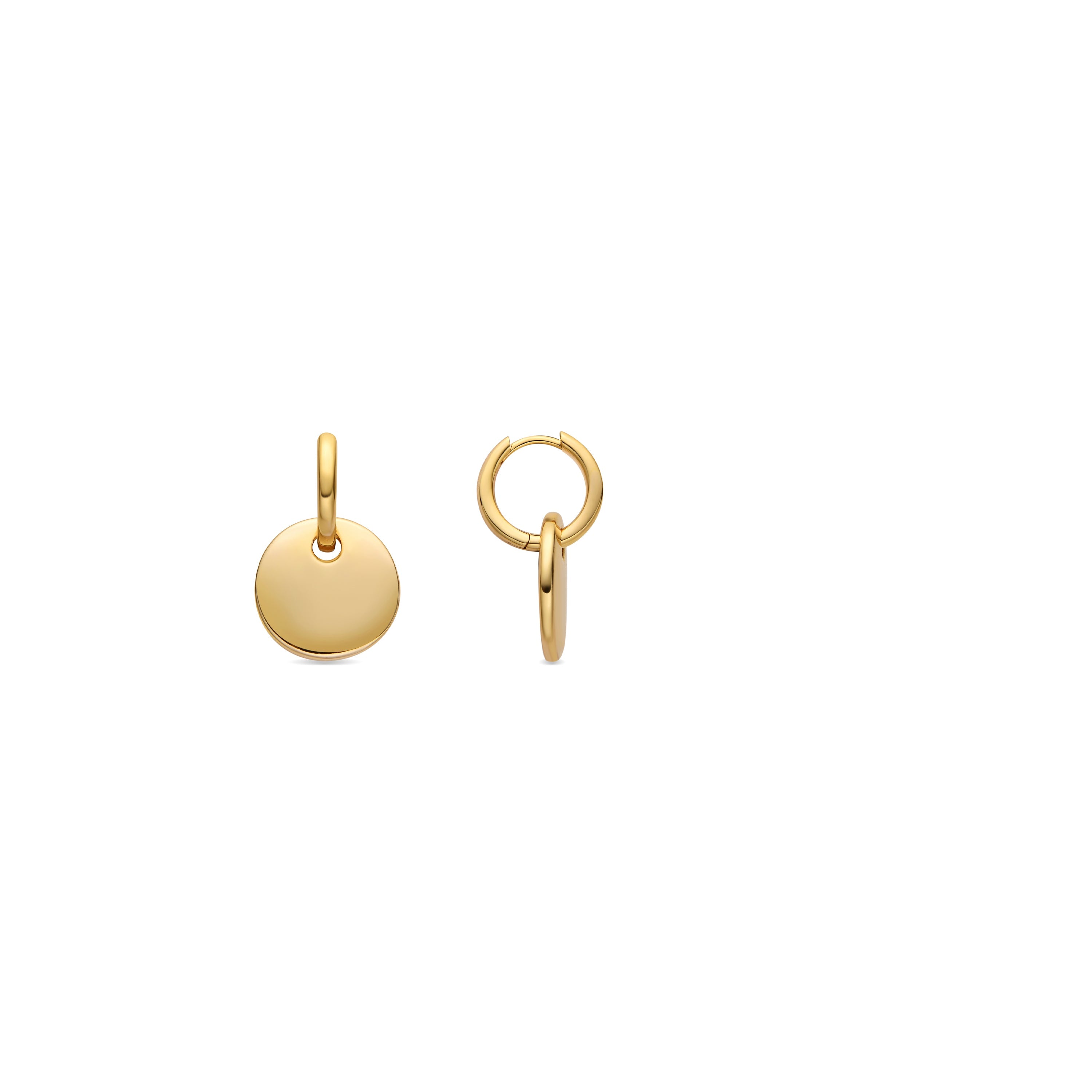 18k gold-finished earrings - Lieb