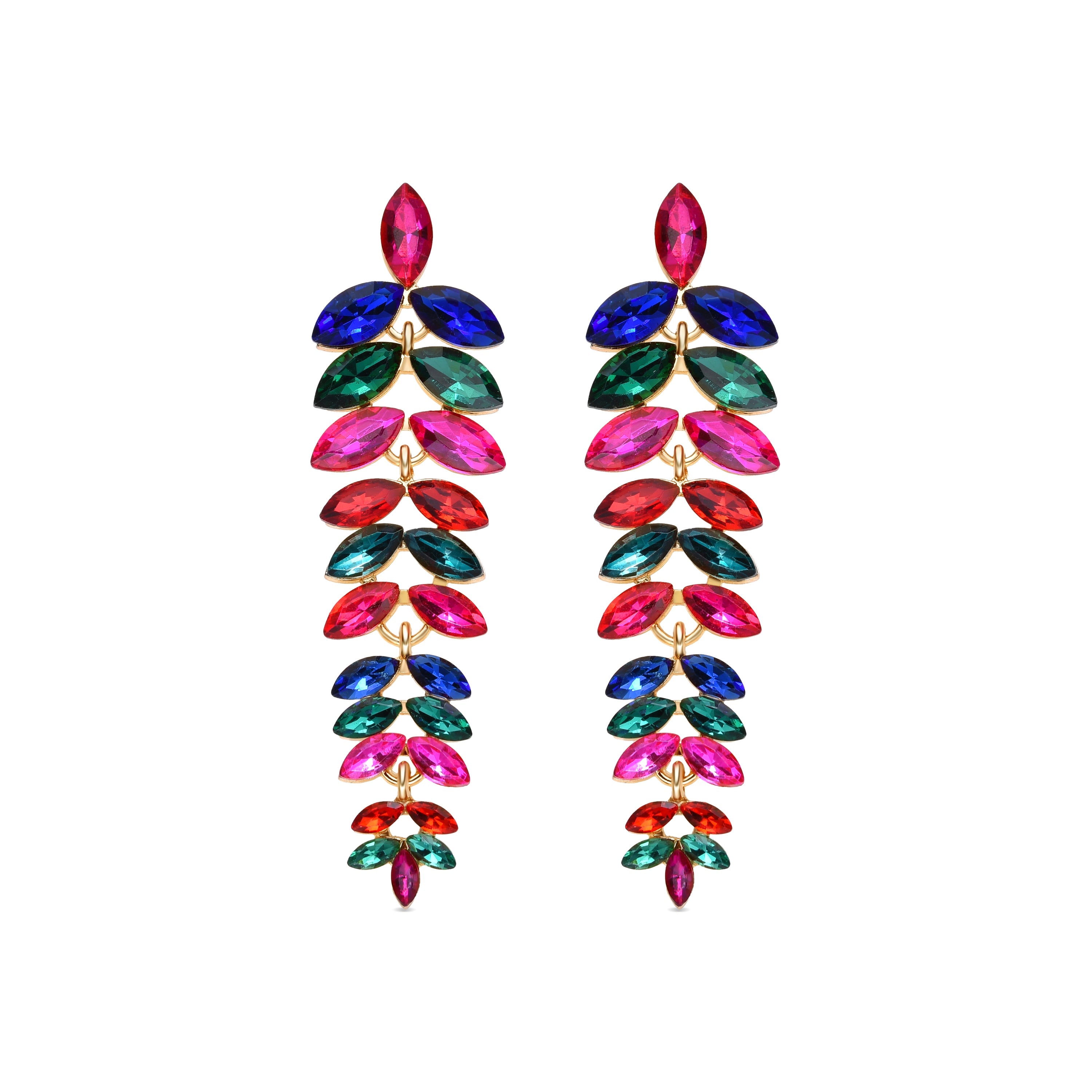 Pendientes Nex acabado oro 18k