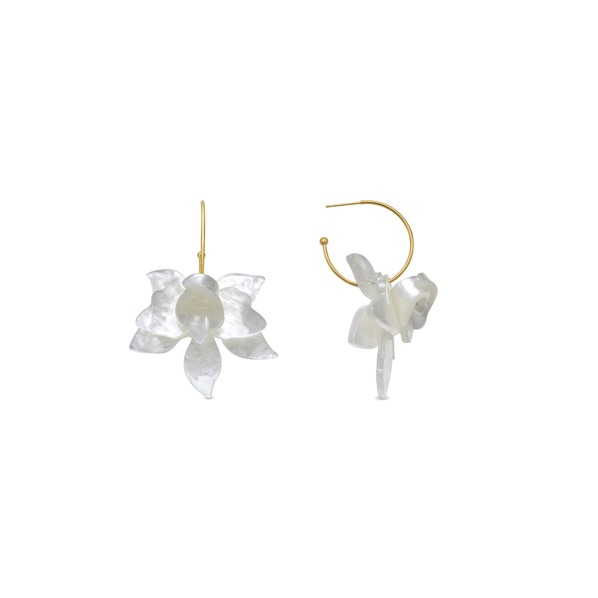 Warya earrings in 18k yellow gold finish