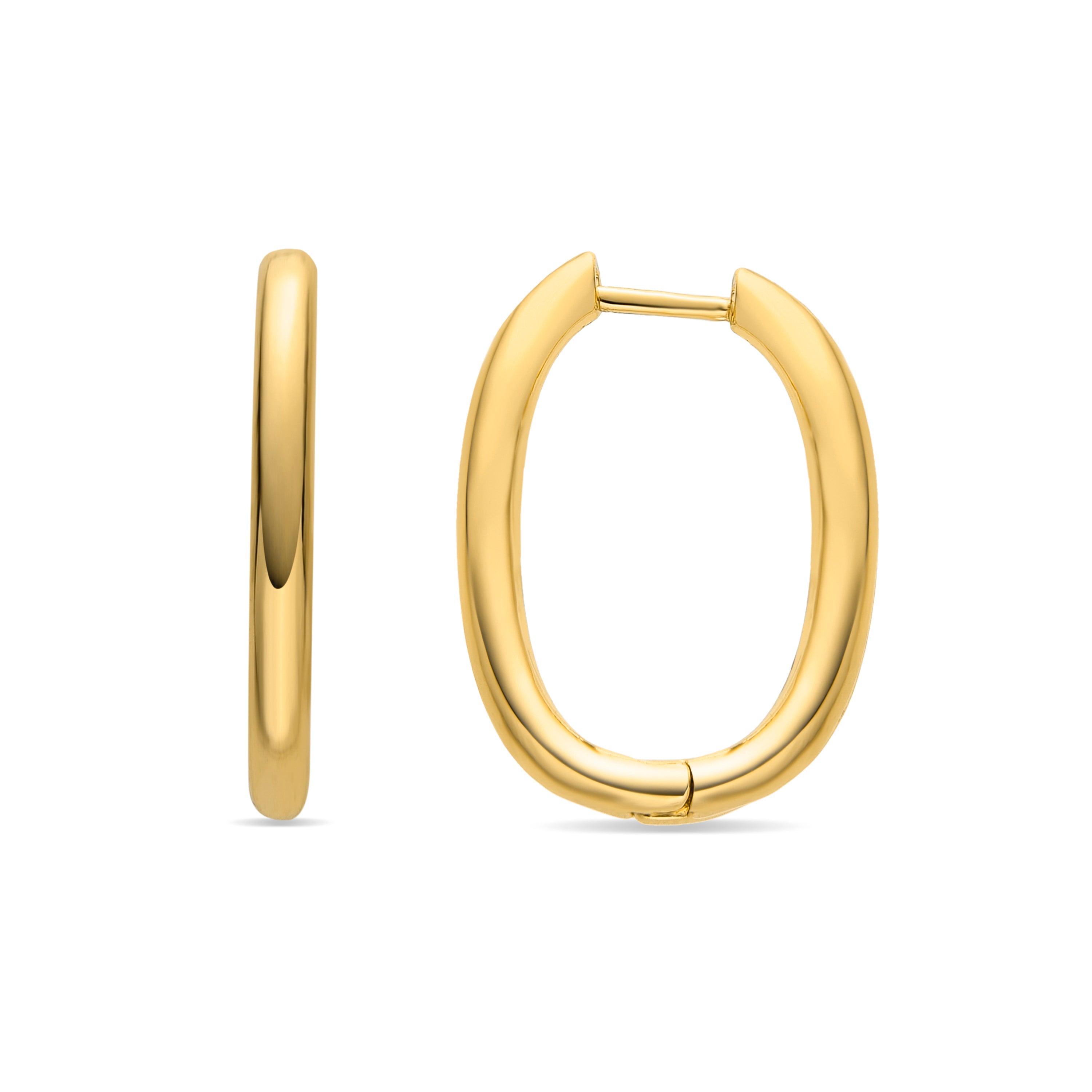 18K gold-finished earrings - Madya