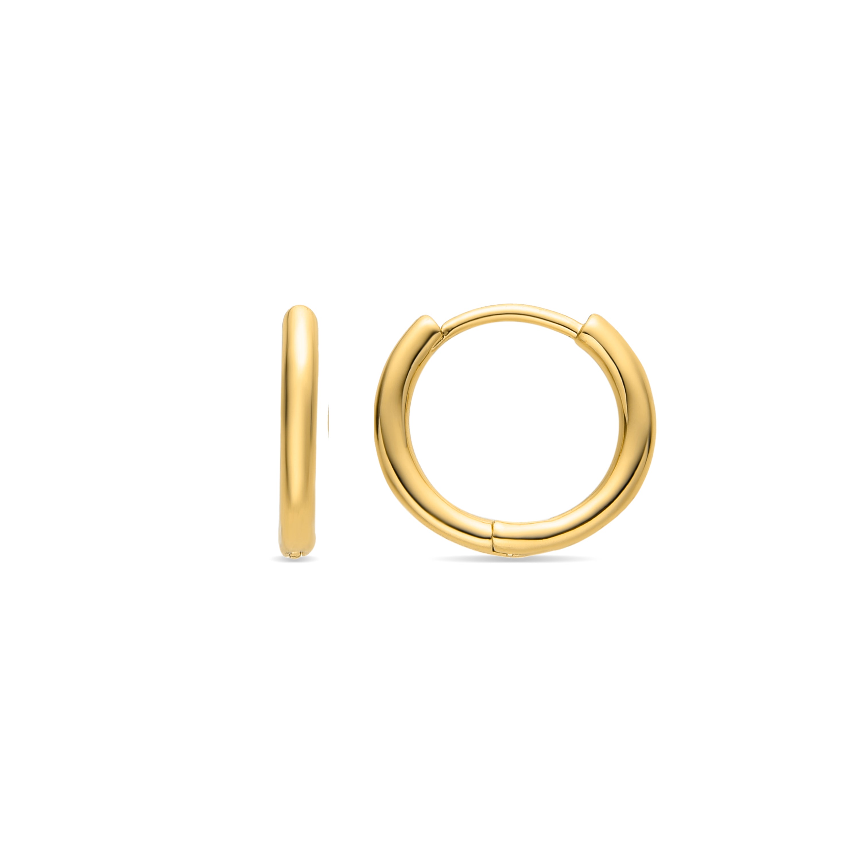 18K gold-finished earrings - Viaga