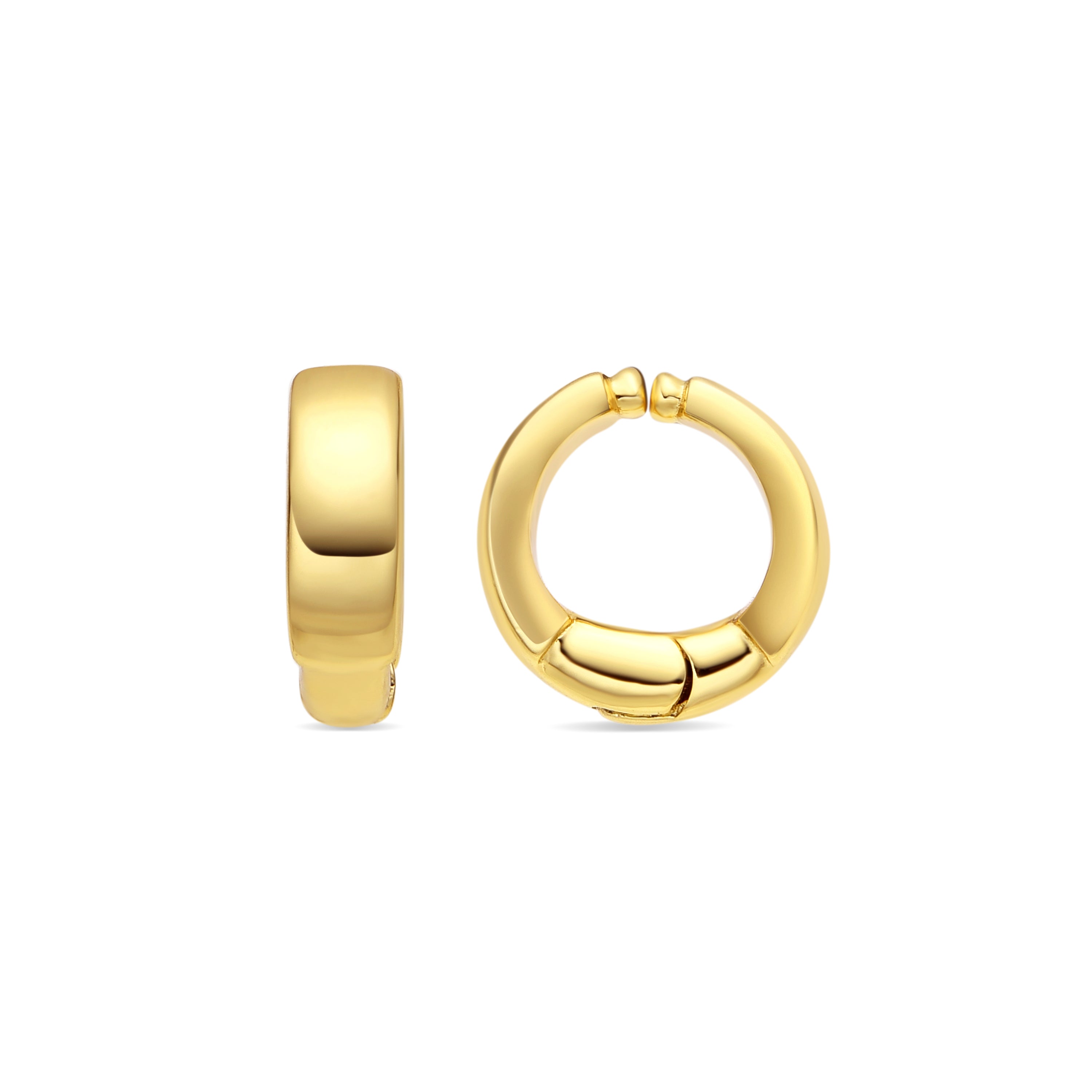 18k gold-finished earrings - Iko
