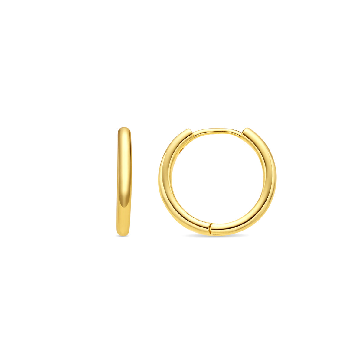 Pendientes acabado oro 18k - Thibu