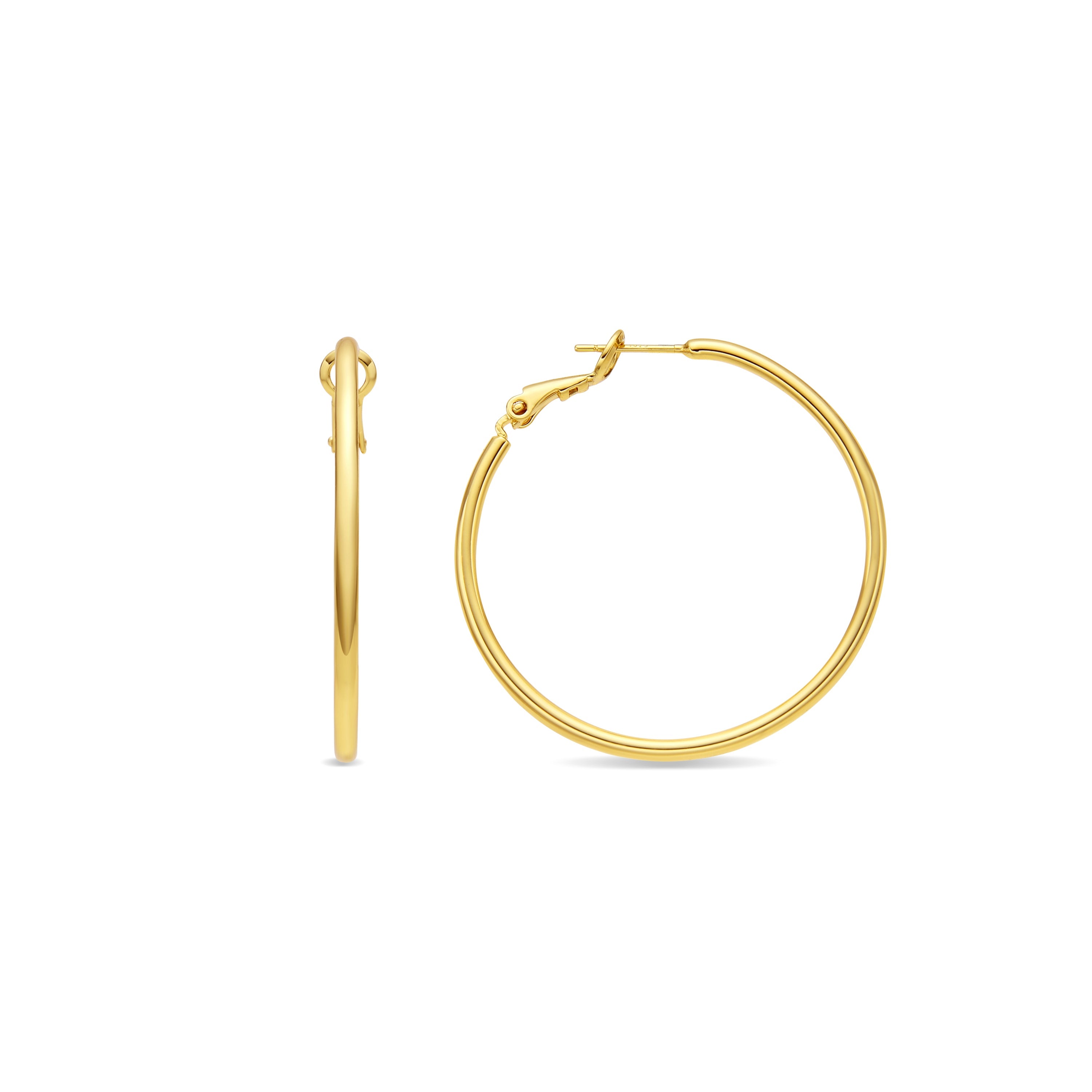 18k gold-finished earrings - Dierax