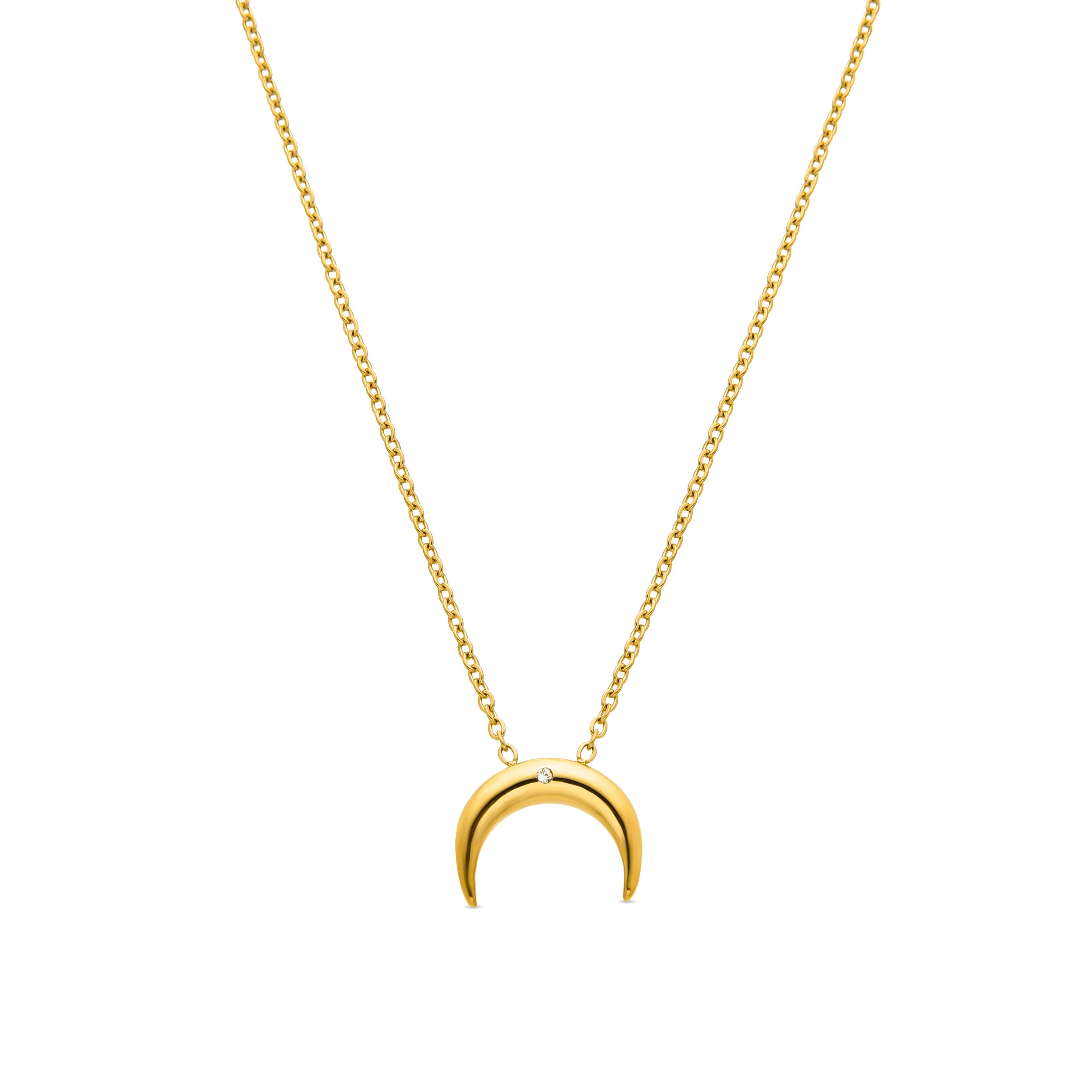 18K gold-finished necklace - Zinne