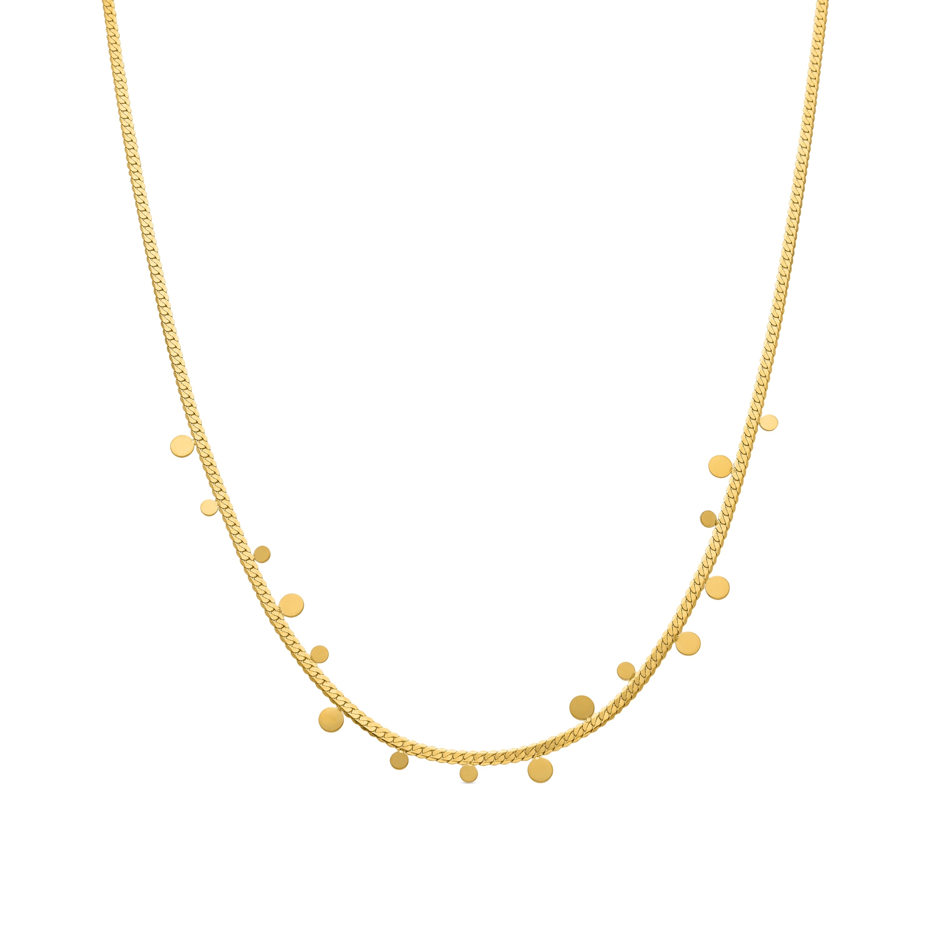 18K gold-finished necklace - Zamel