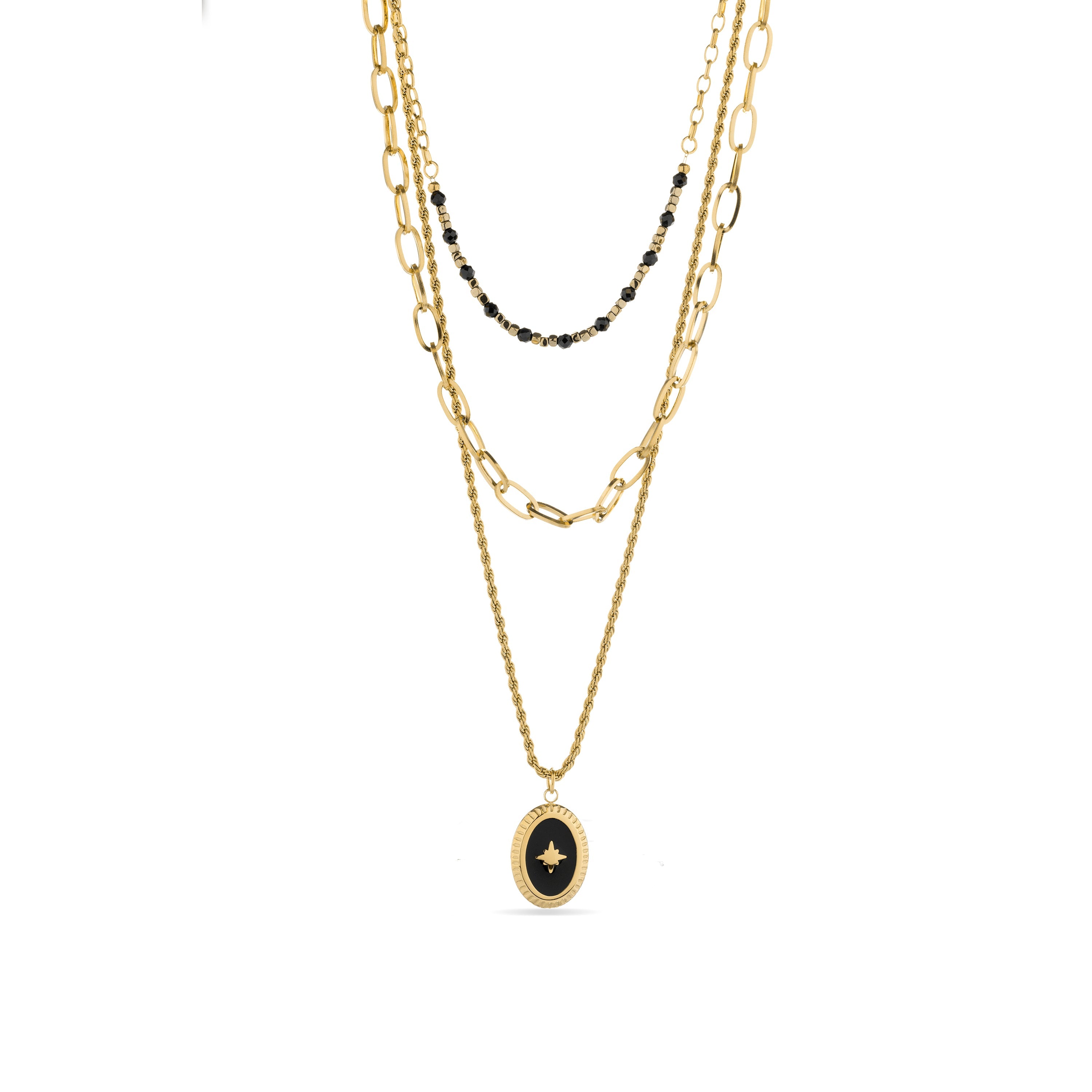 Necklace finished in 18K yellow gold - Jusol