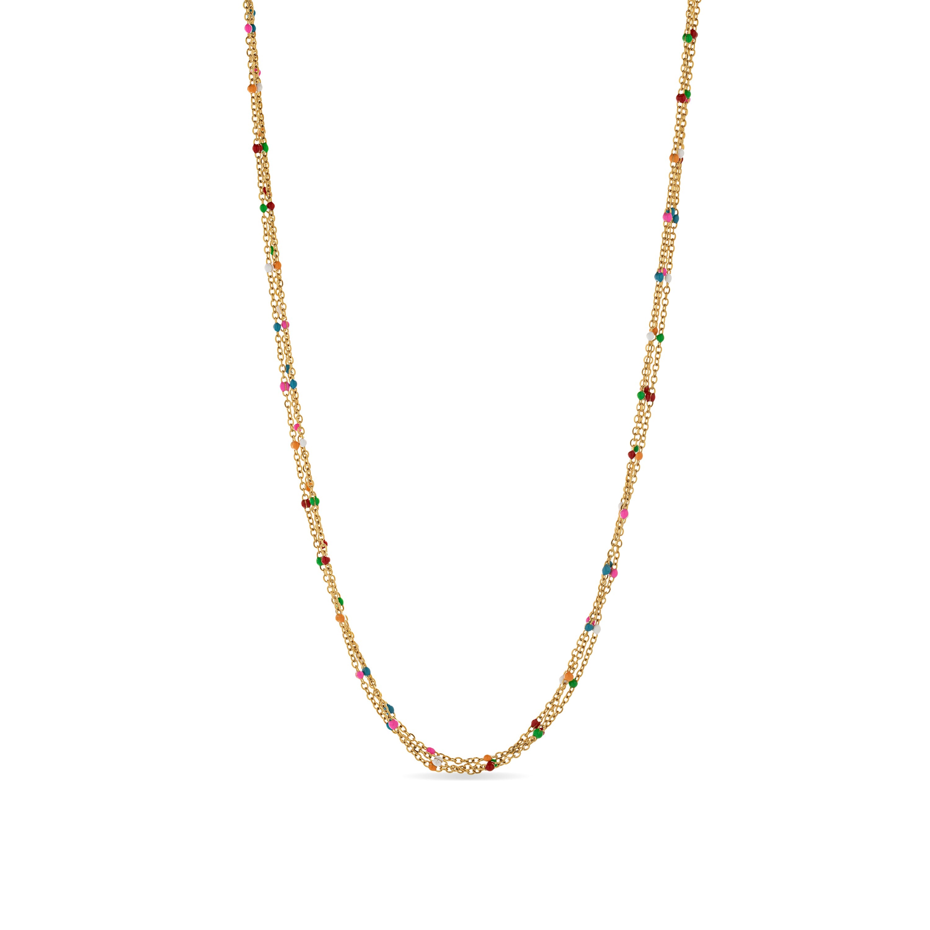 Necklace finished in 18K yellow gold - Yao