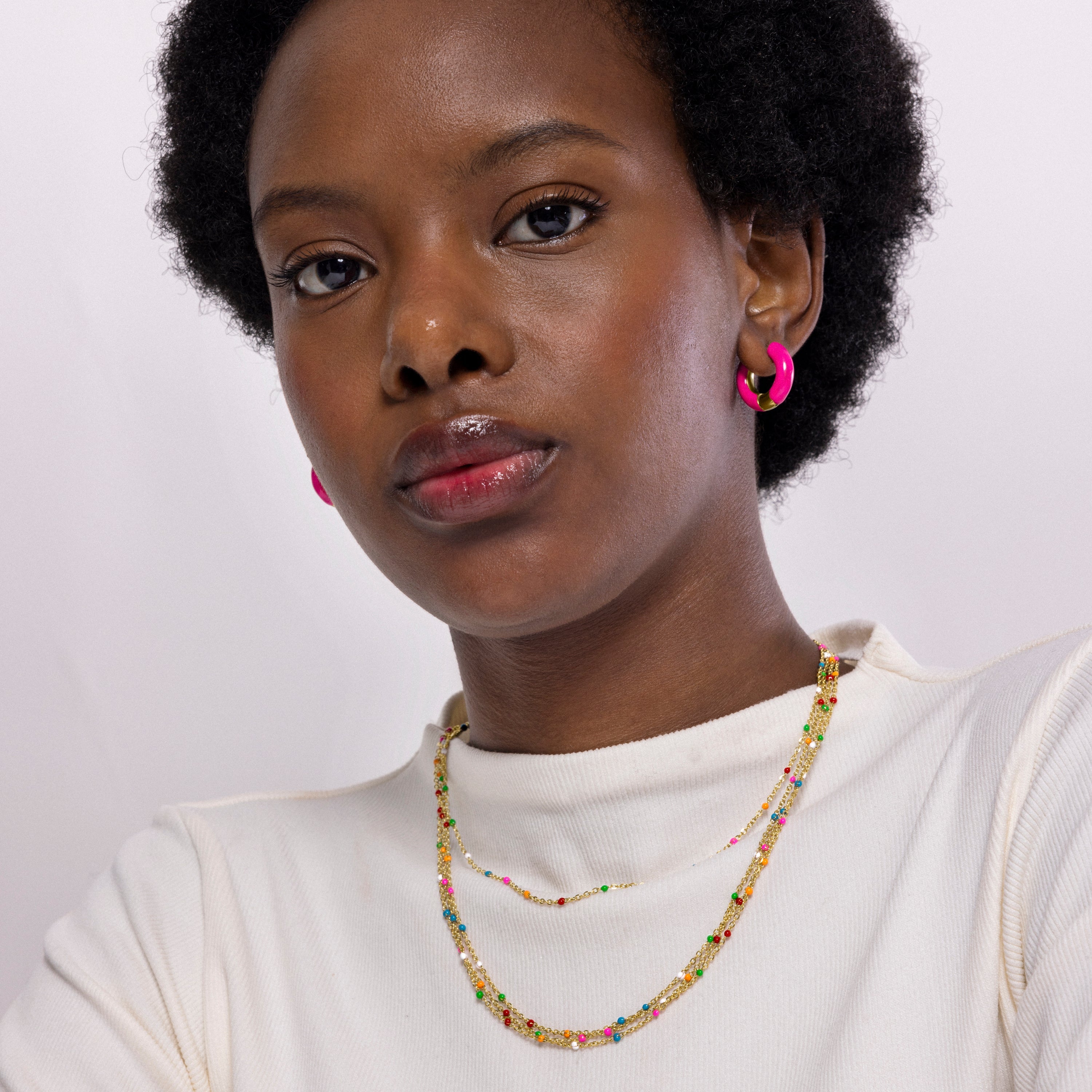 Necklace finished in 18K yellow gold - Yao