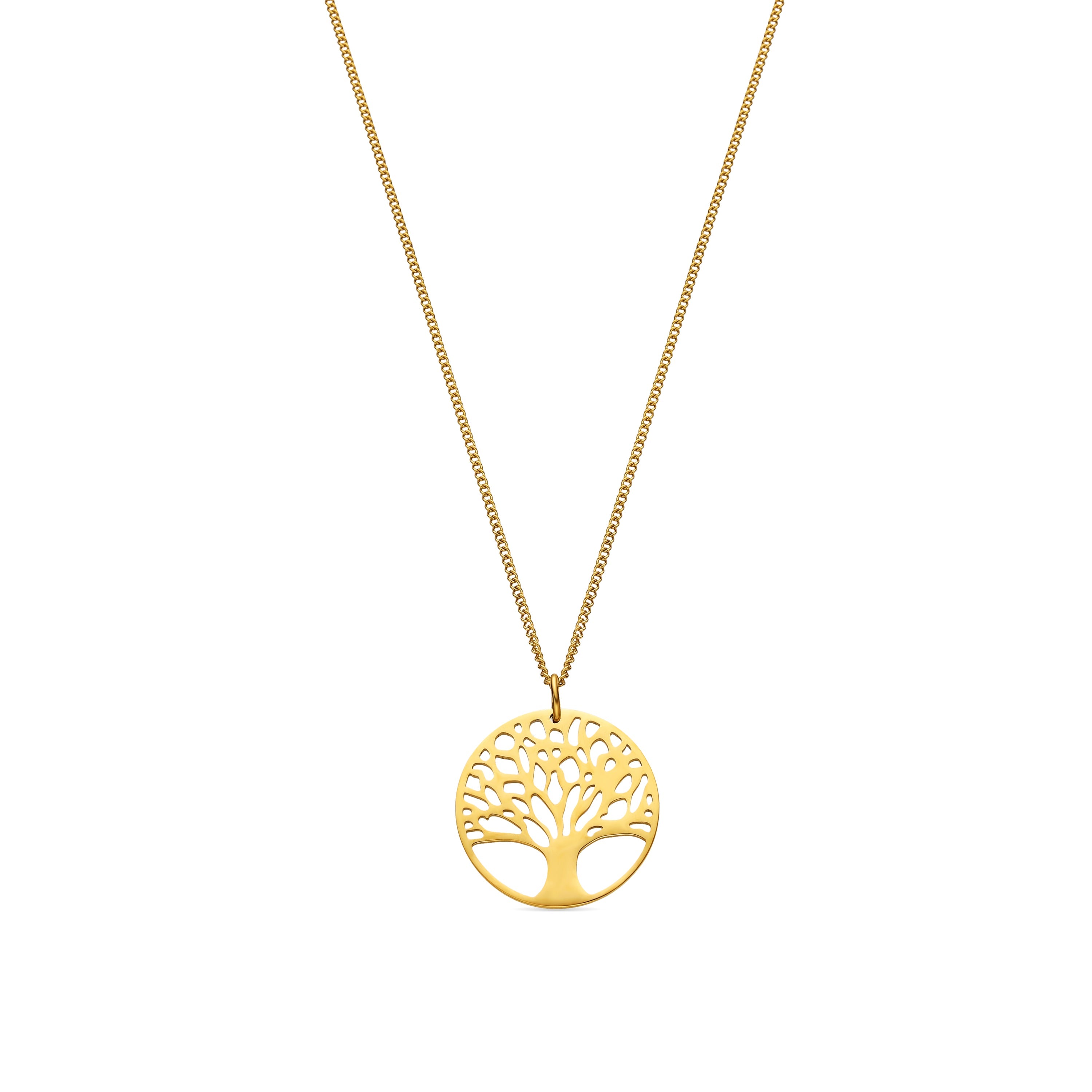 18k gold-finished necklace - Konssa