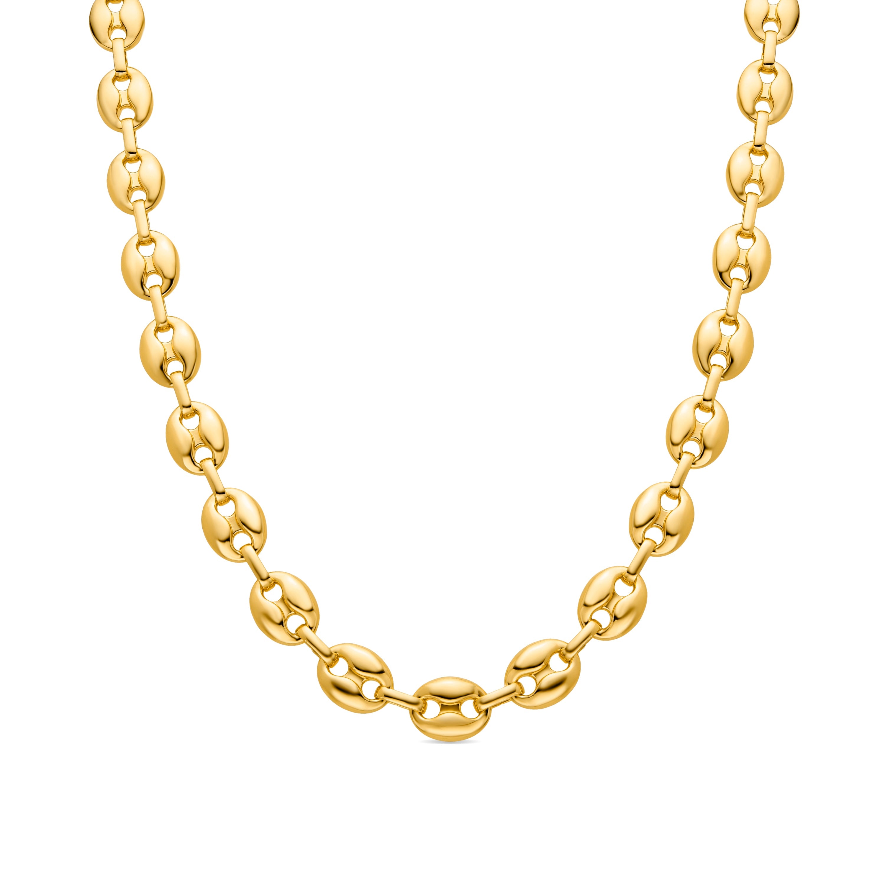 18K yellow gold finished necklace - Midyu