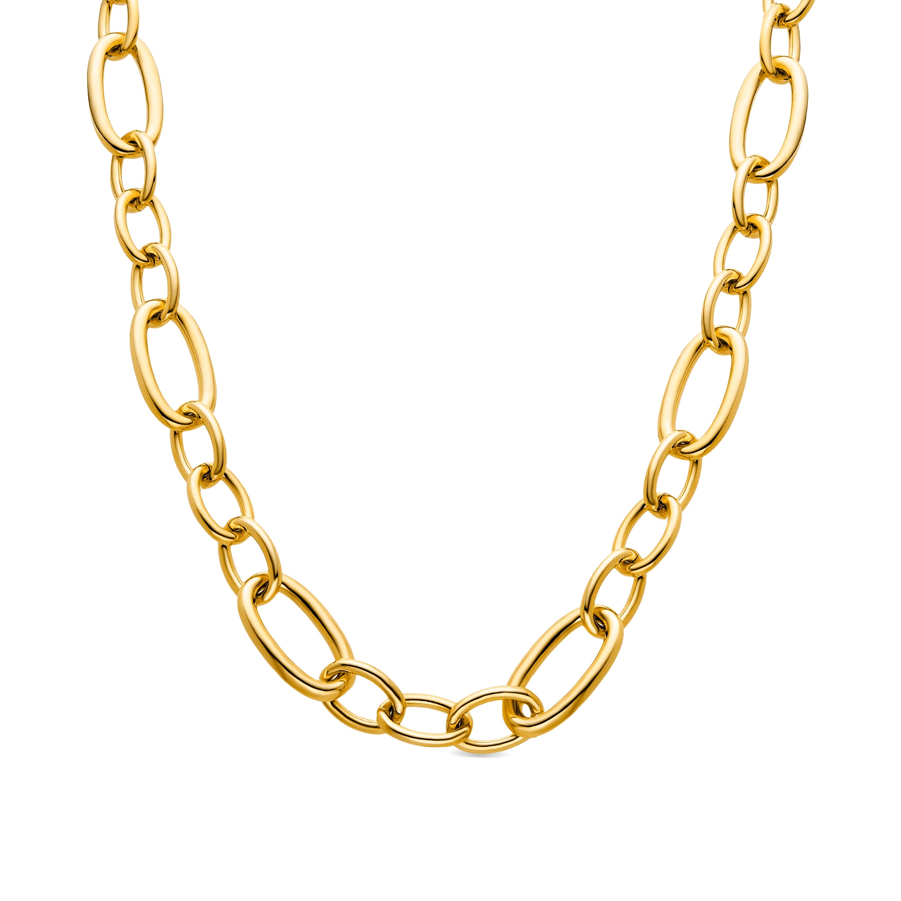 18K yellow gold finished necklace - Oplie