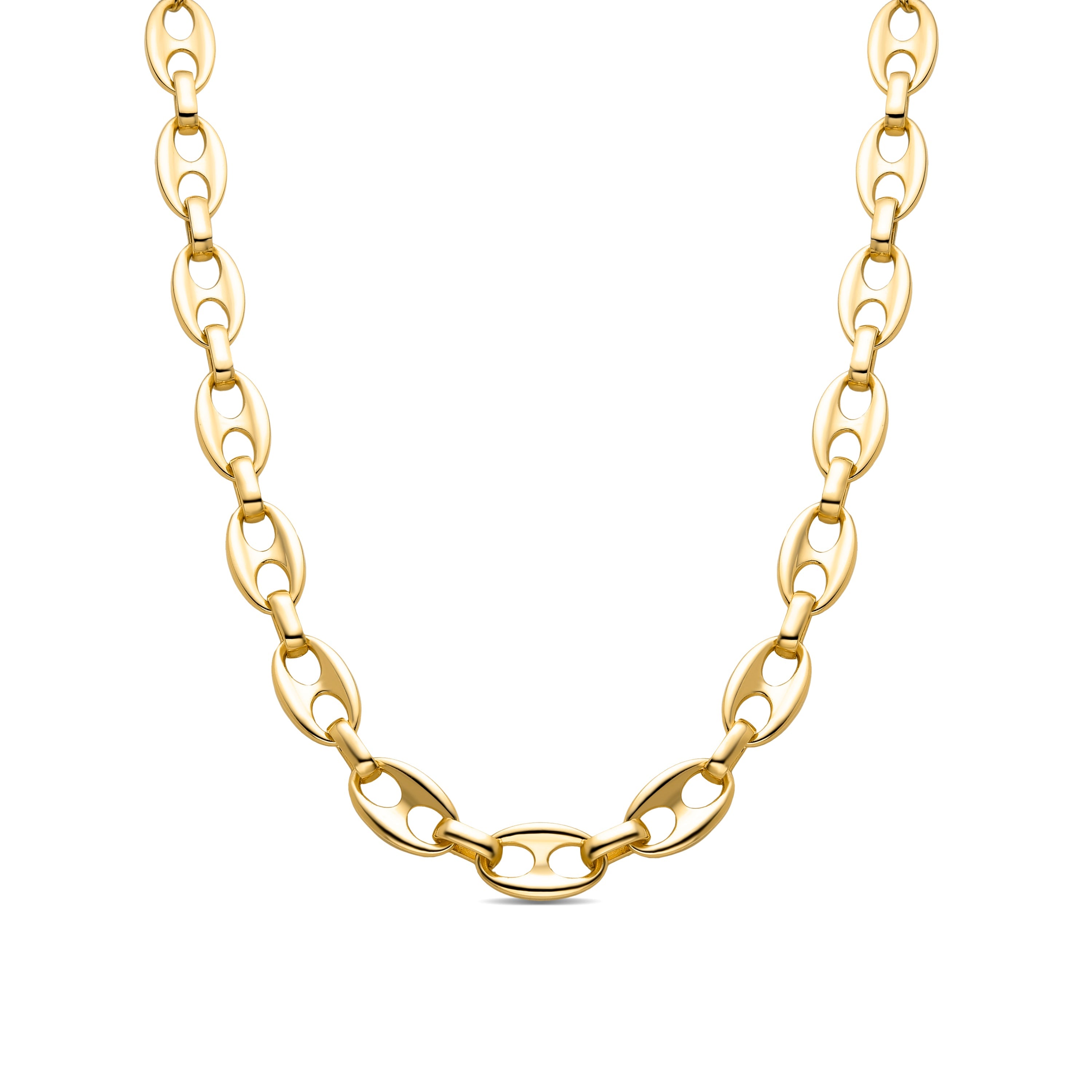 18K yellow gold finished necklace - Nihad