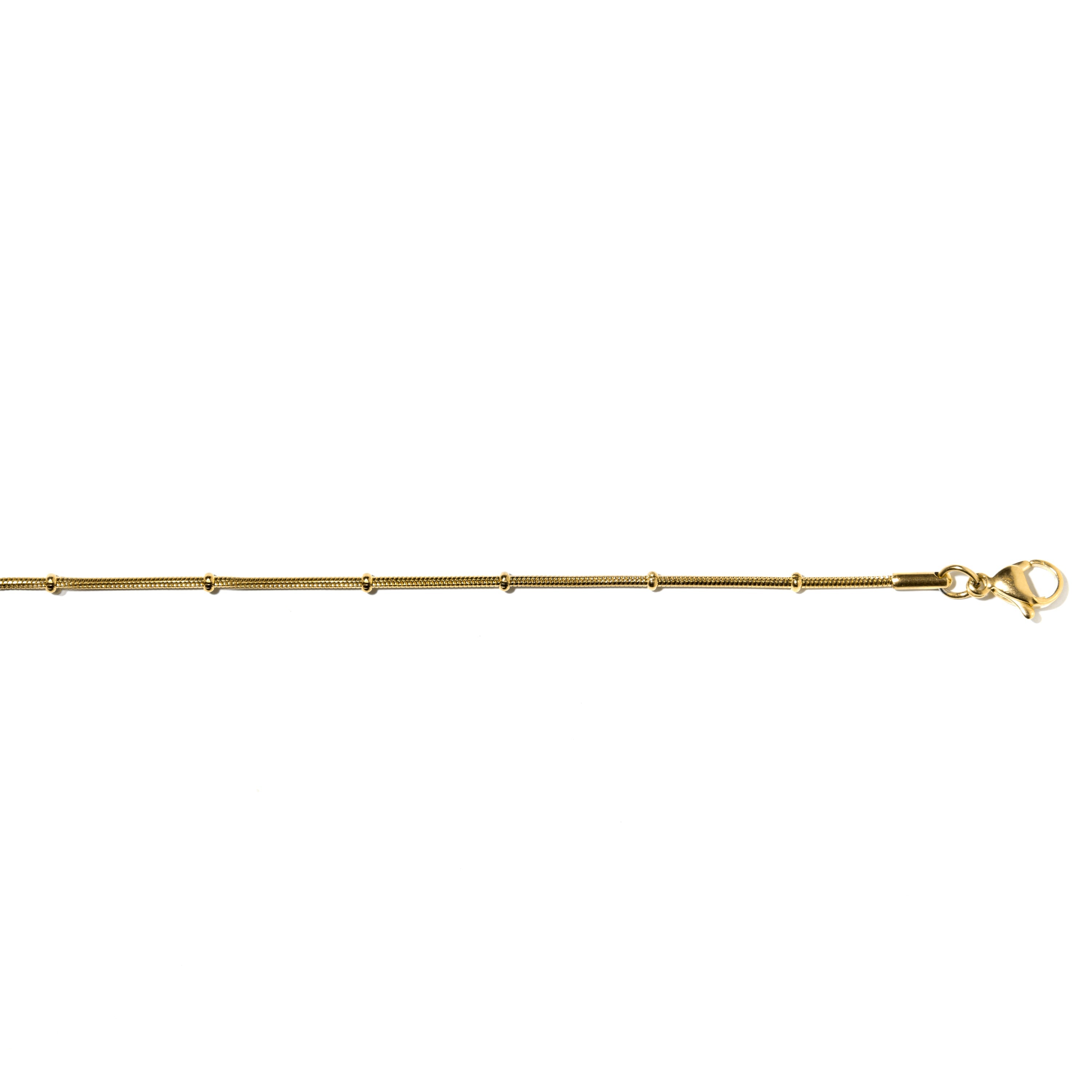18K yellow gold finished necklace - Thapai