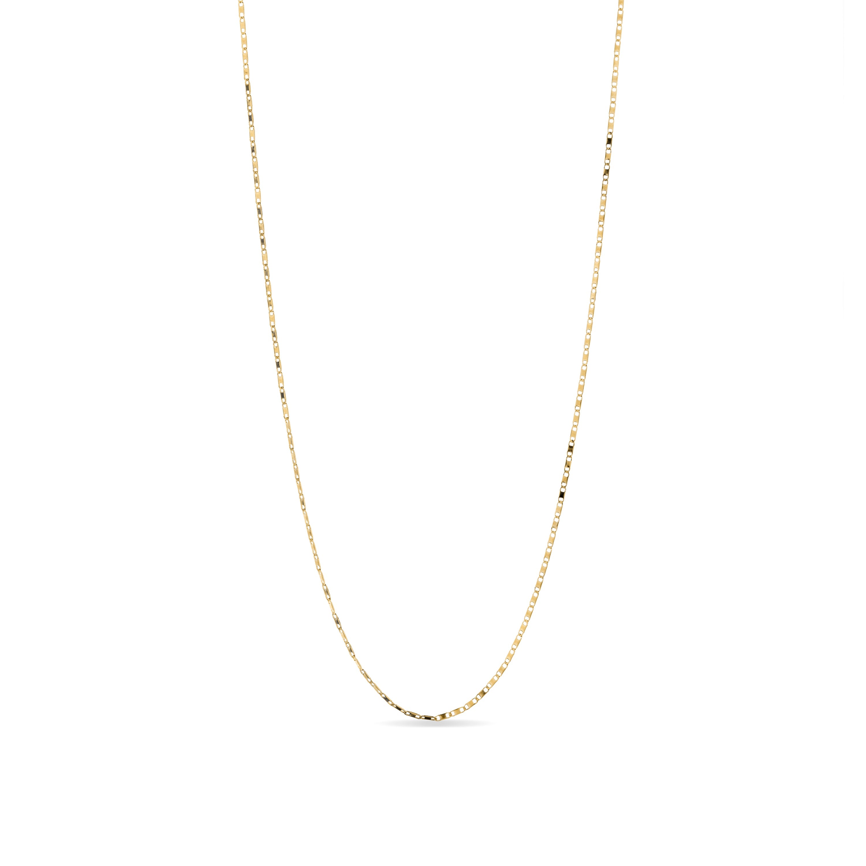 18K yellow gold finished necklace - Farak