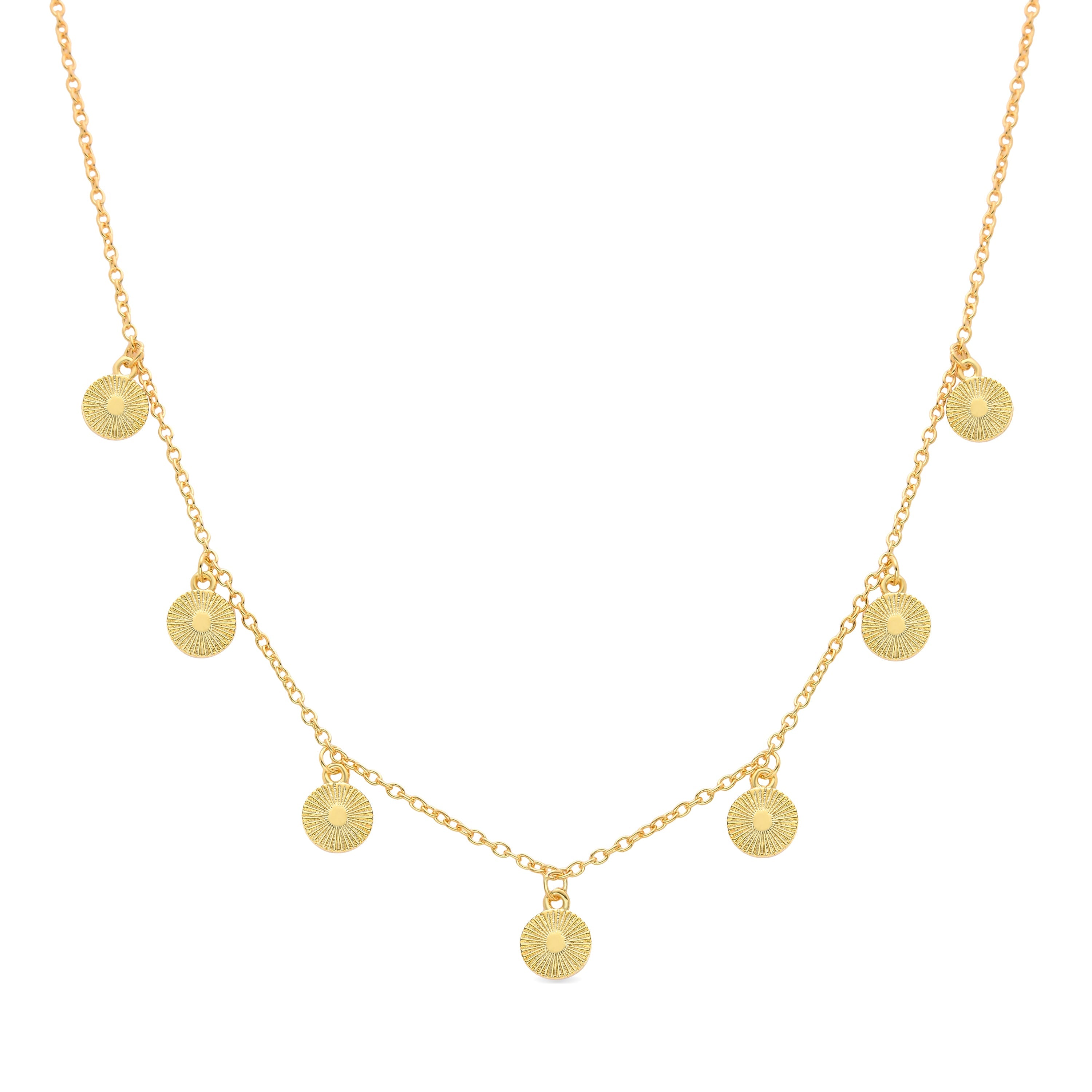 18K yellow gold finished necklace - Balark