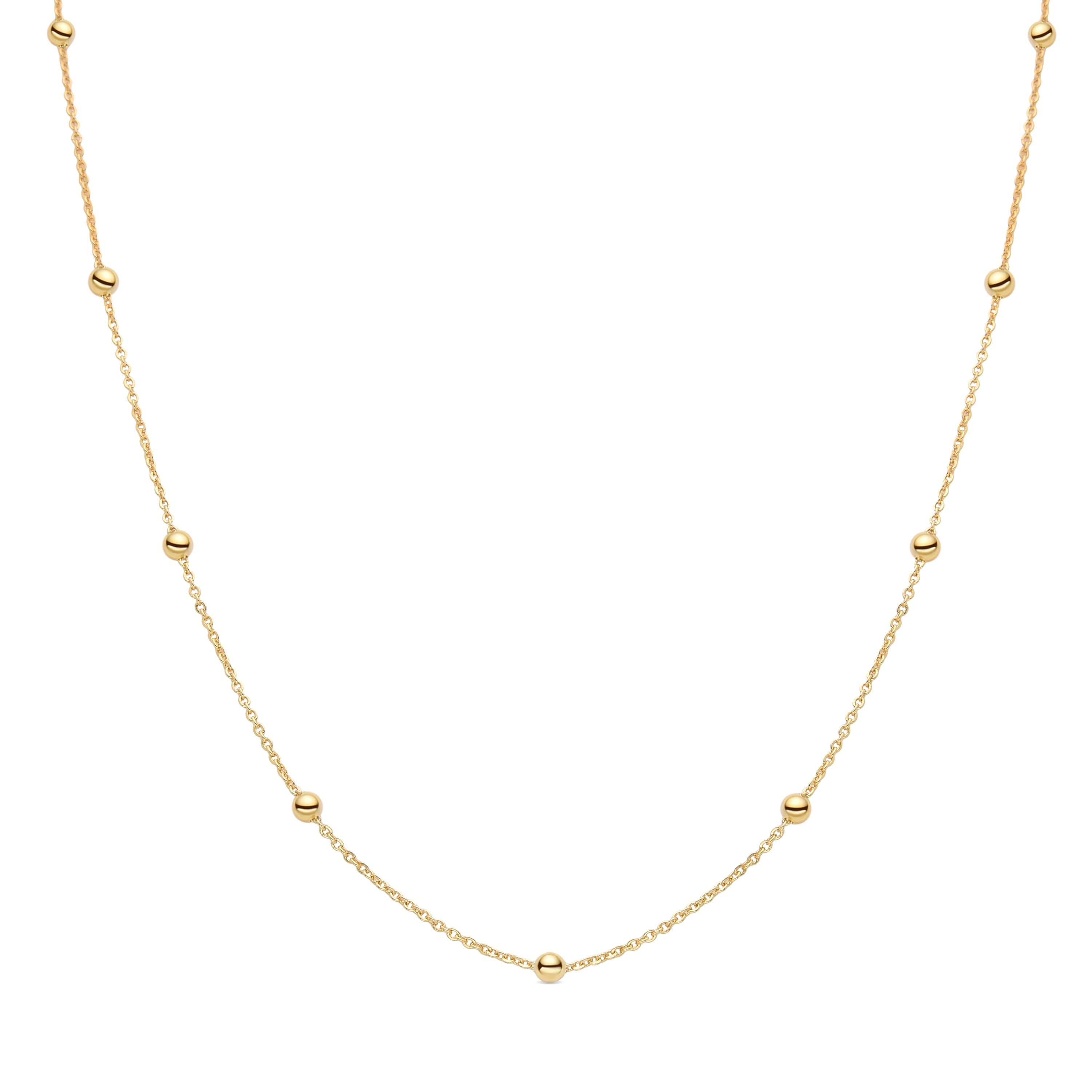 Necklace finished in 18K yellow gold - Liydat