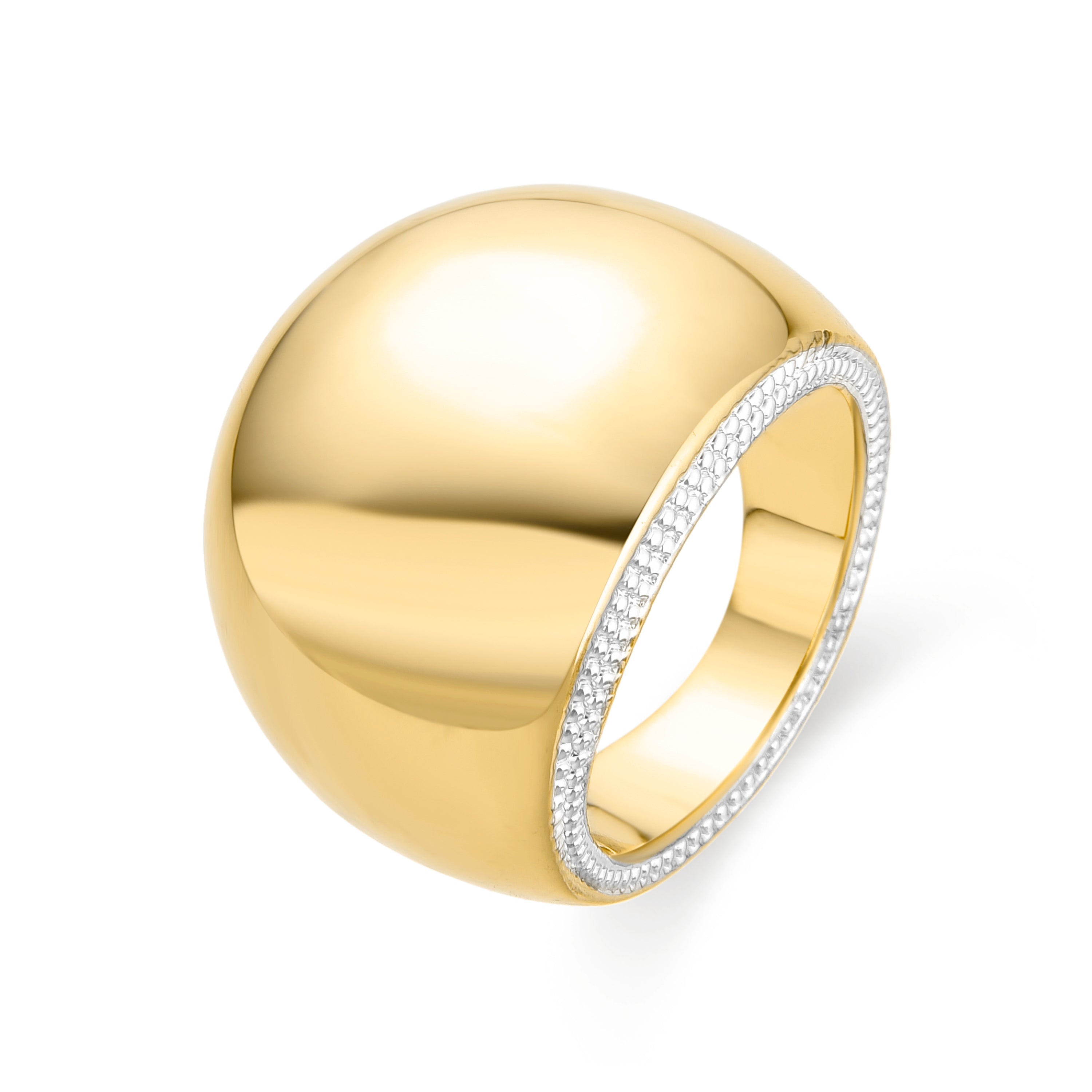 18K yellow gold finished ring - Eharbel