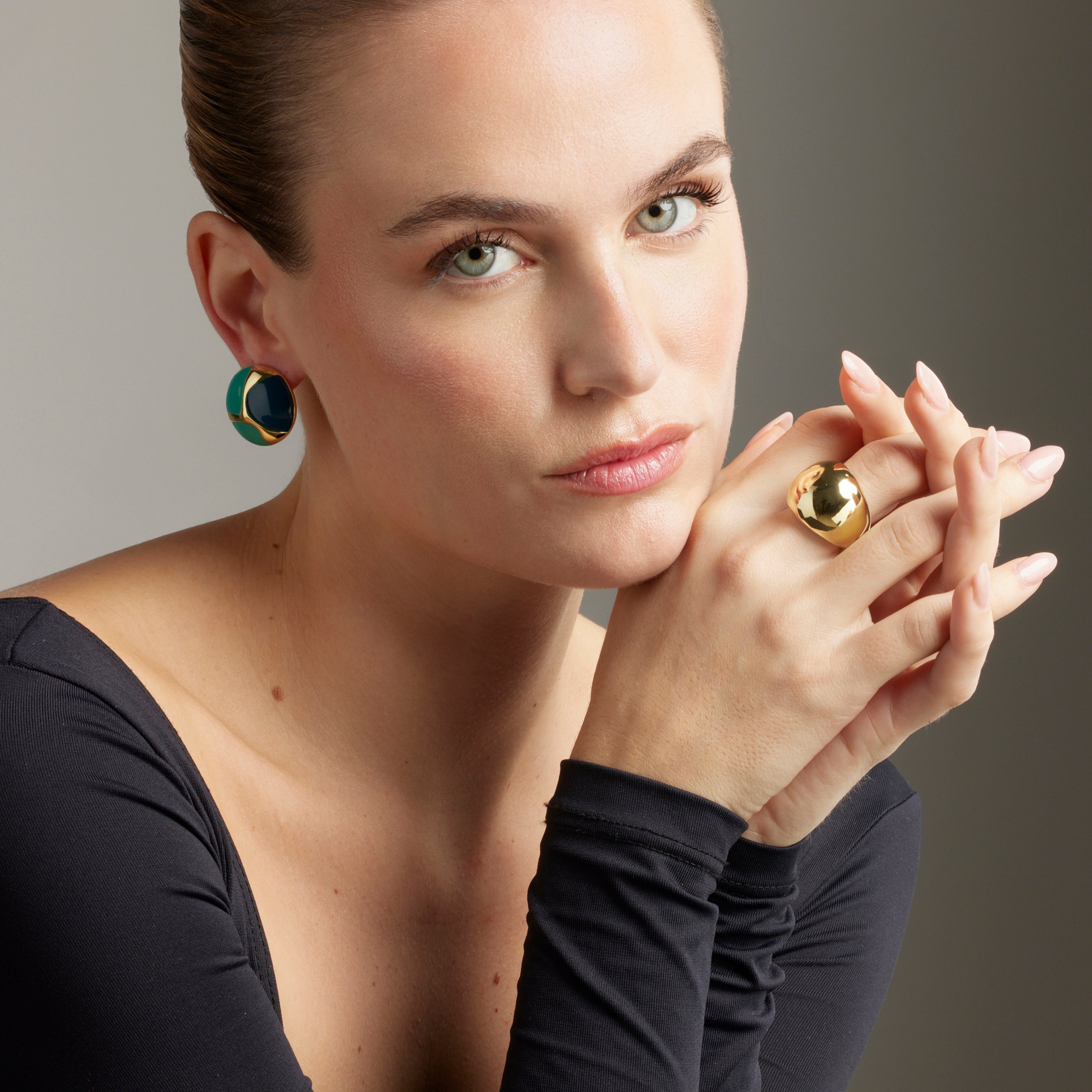 18K yellow gold finished ring - Eharbel