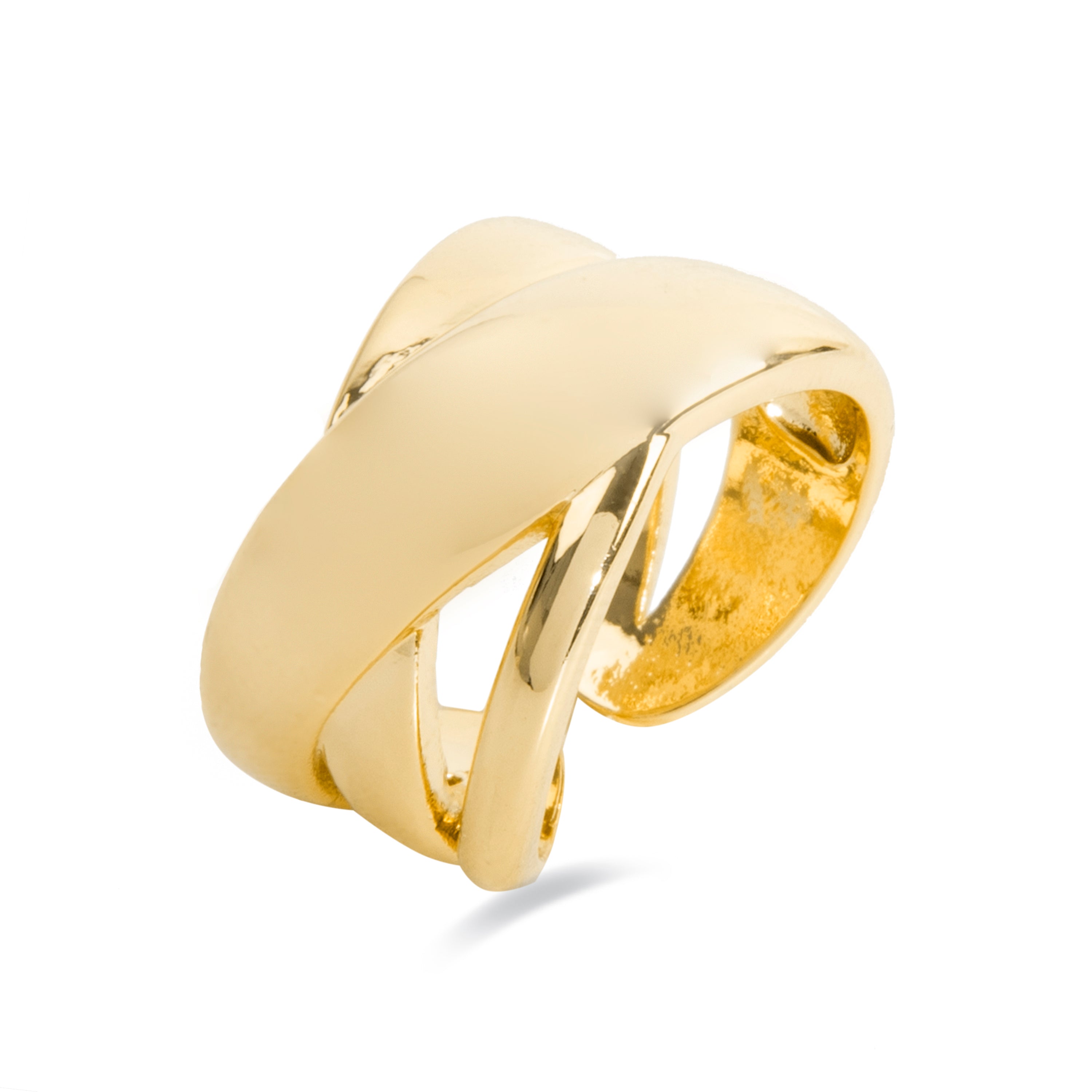 18K gold-finished ring - Umlasu