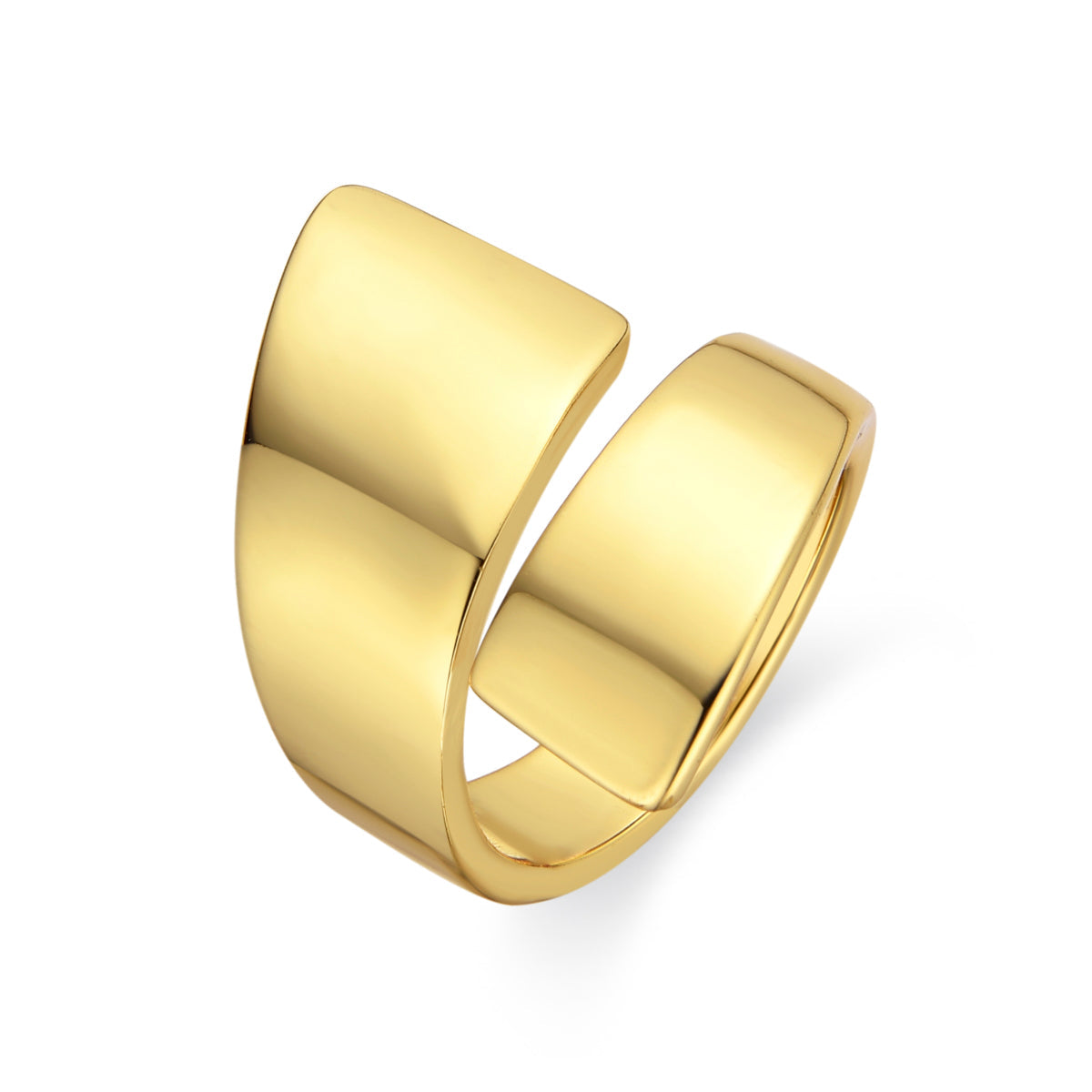 18k gold-finished ring - Firiel