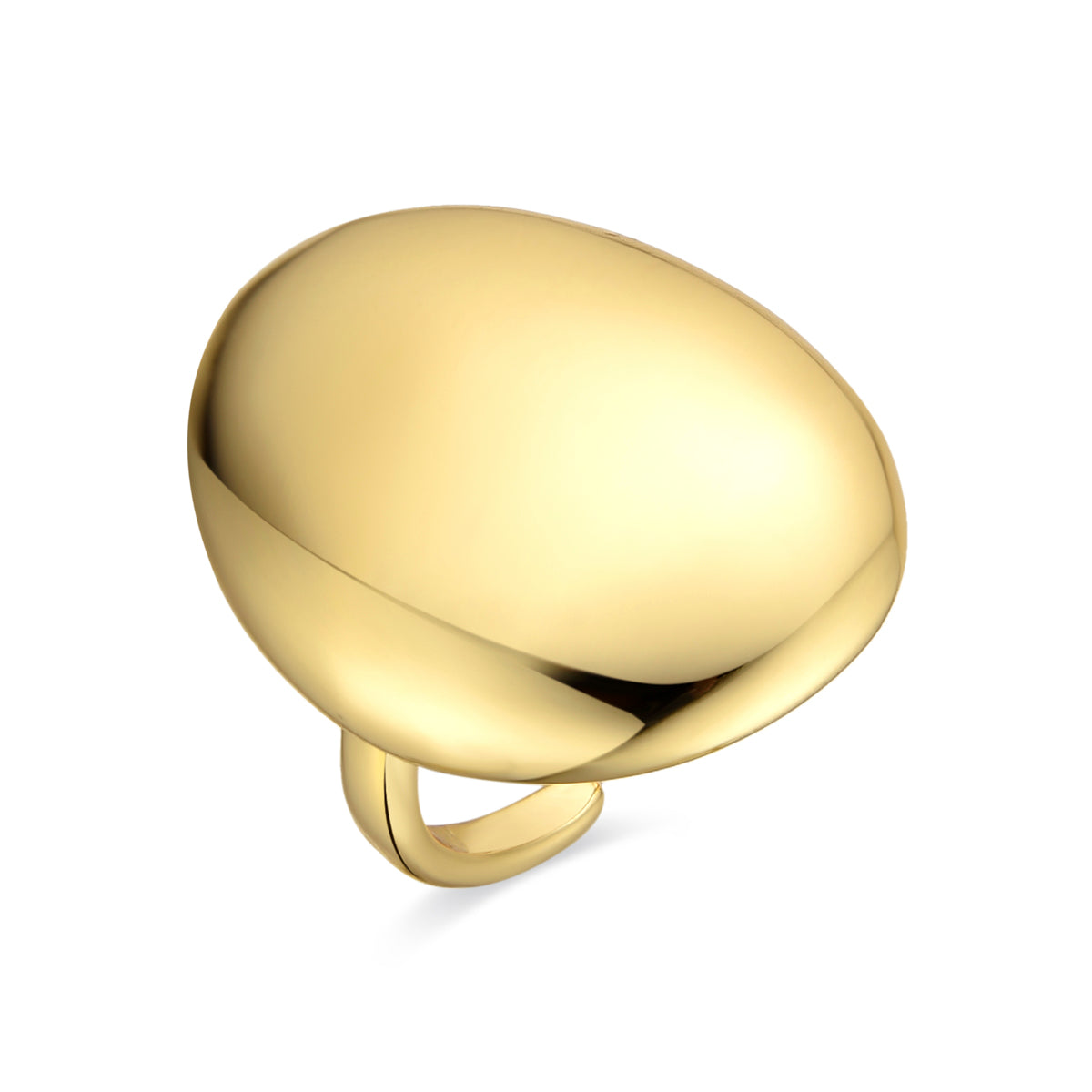18k gold-finished ring - Shuri