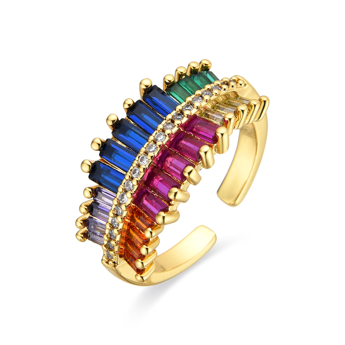18k gold finished ring - Osere