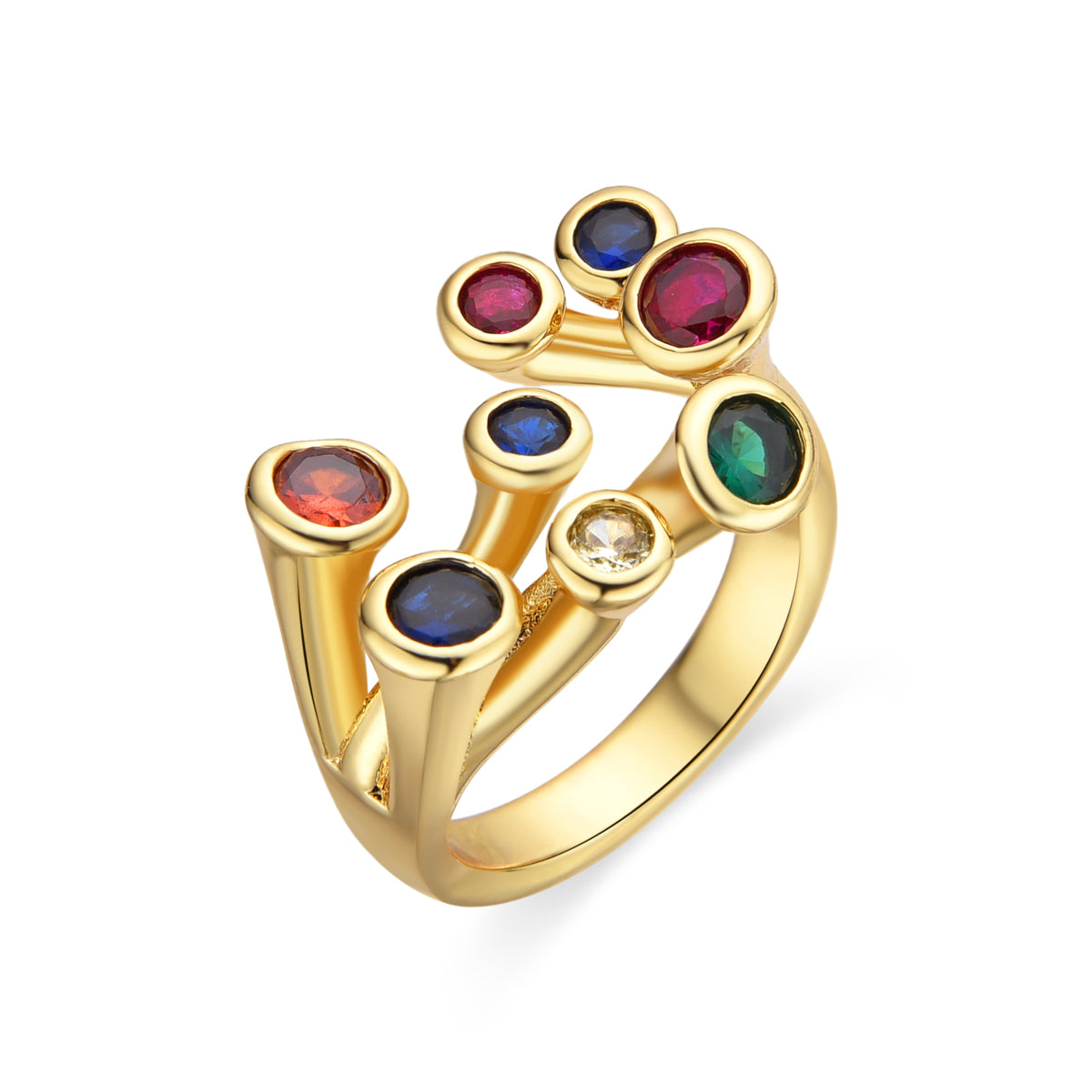 Ring with Black Lacquer finish 18k gold - Yter