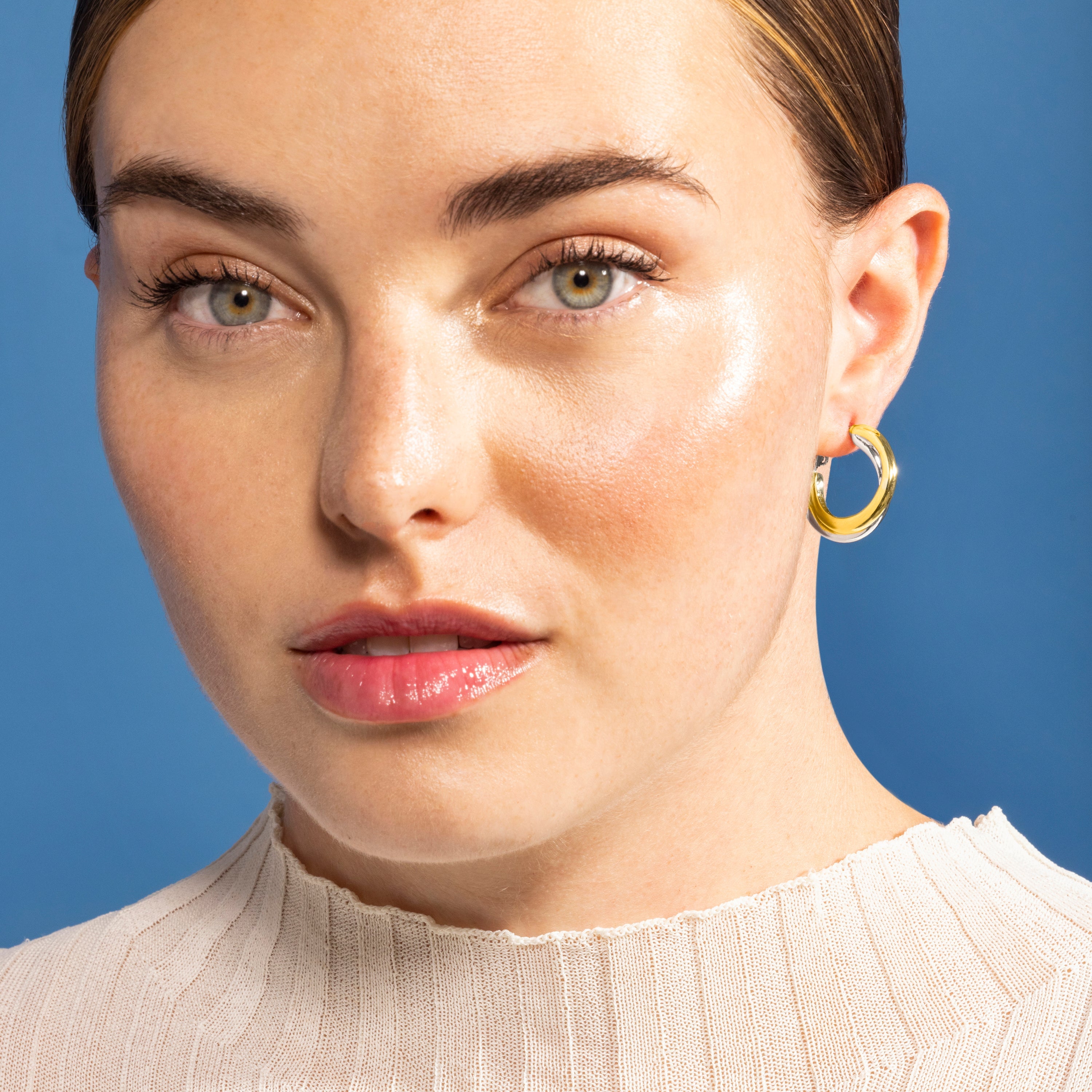 Earrings finished in 18K yellow gold - Kalambo