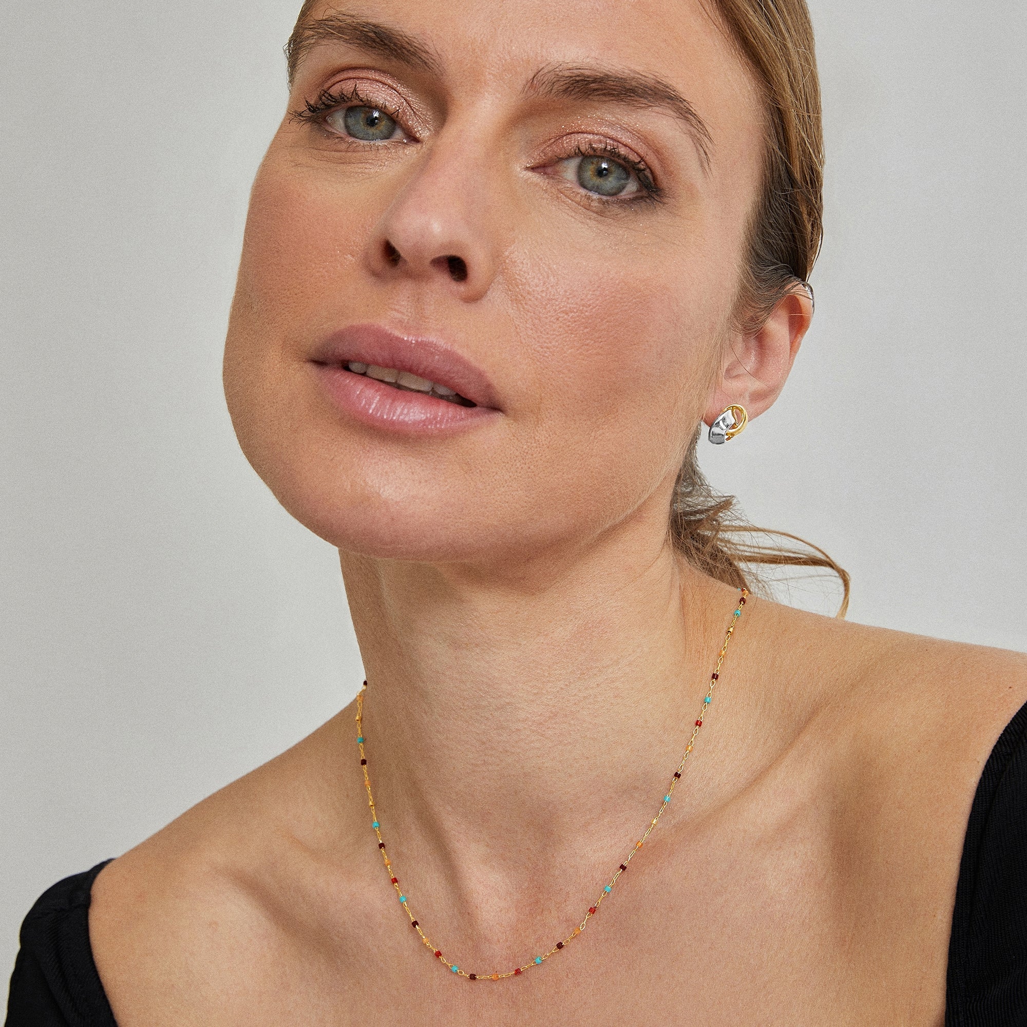 Earrings finished in 18K yellow gold - Bocar