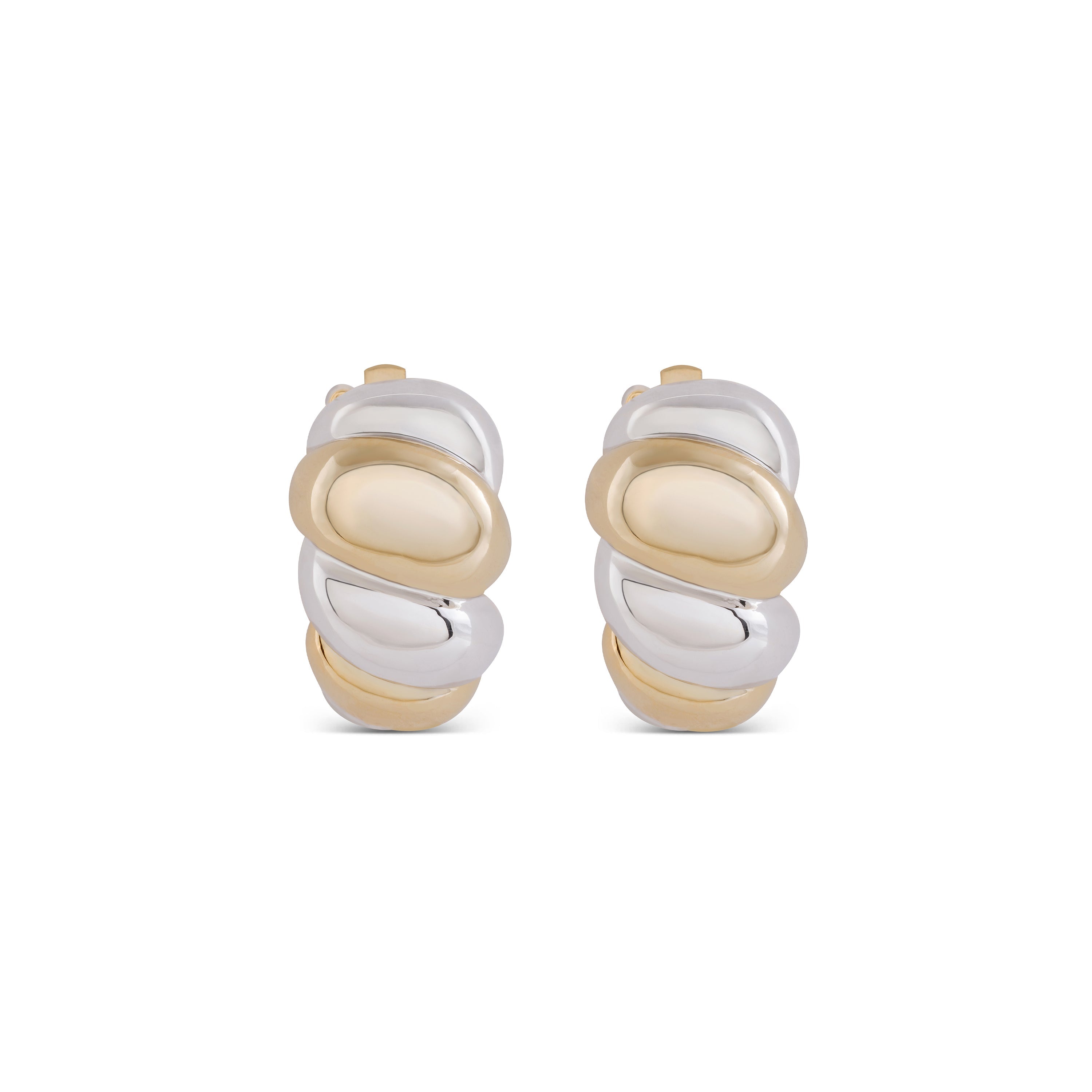 18K rose gold-plated earrings - Aliwa