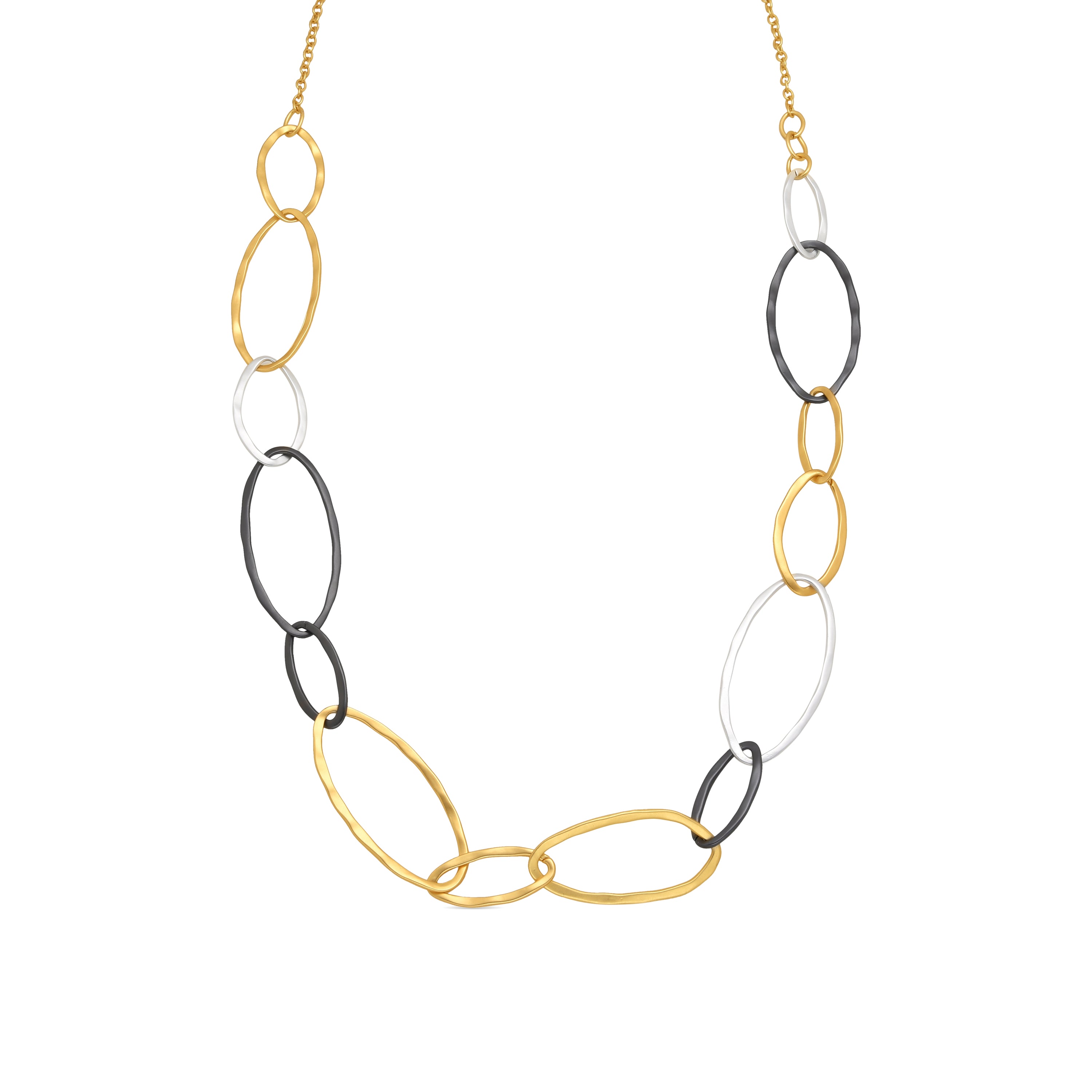 18k yellow gold finished necklace - Lingi