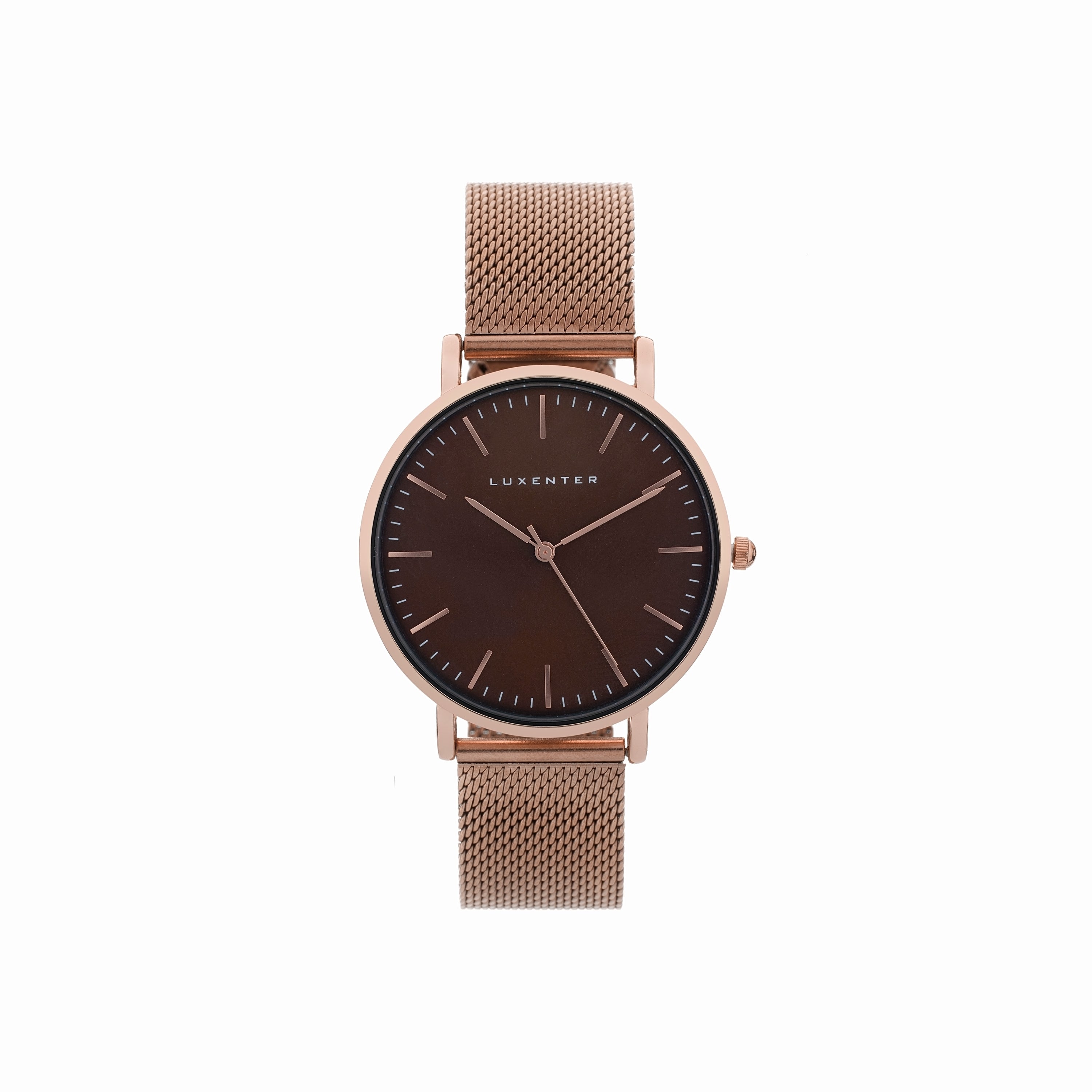 18K rose gold finished watch - Didia