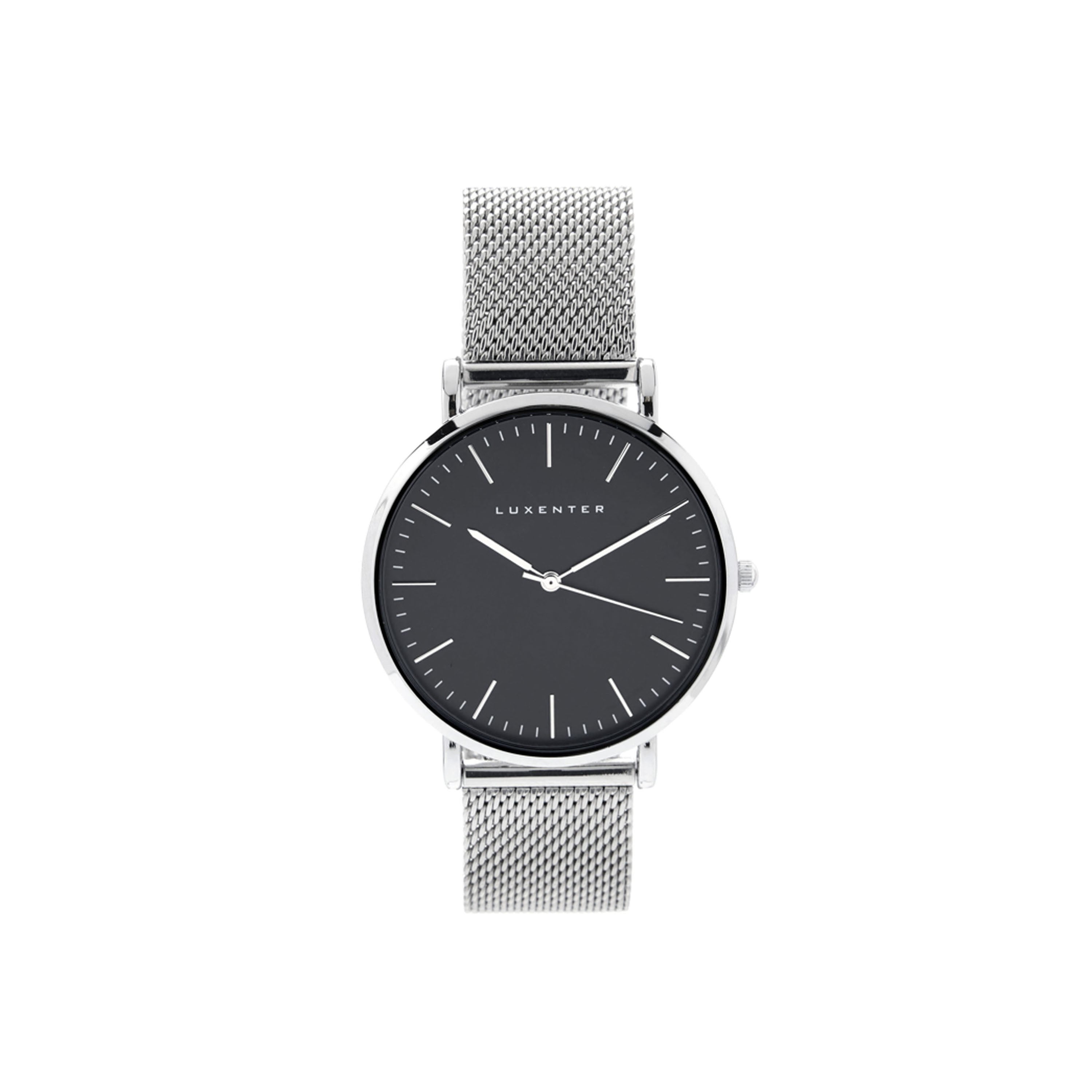 Rhodium-plated watch - Uzrai