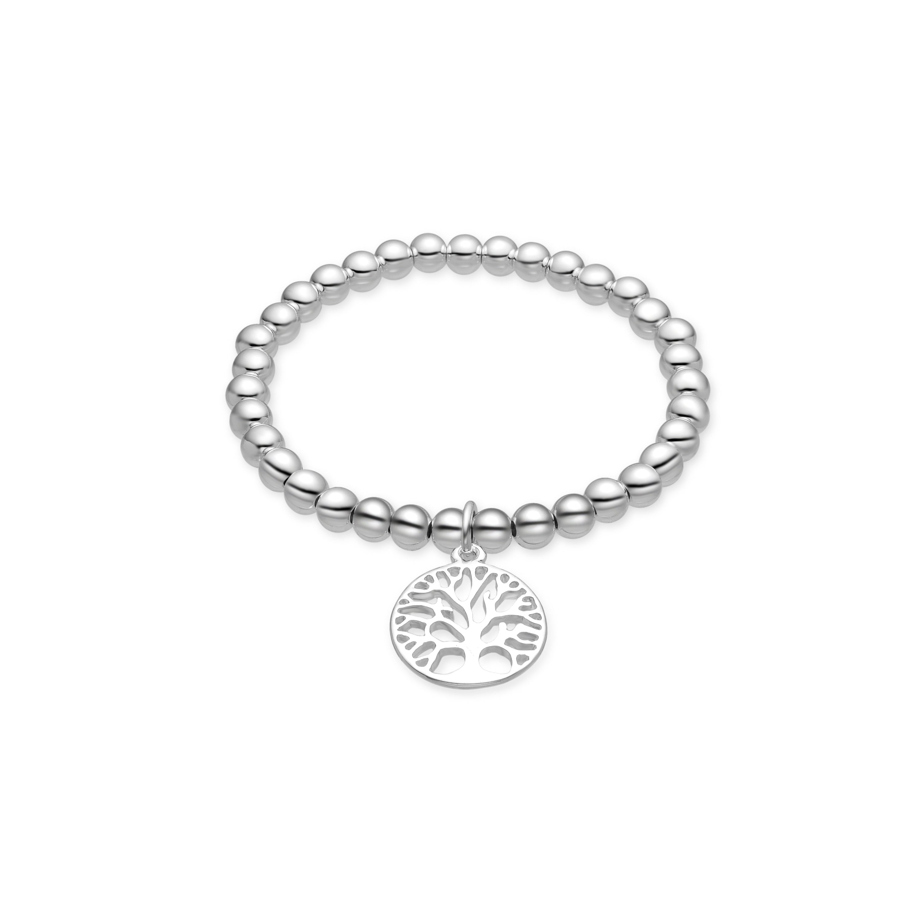 Rhodium-plated bracelet - Ansy