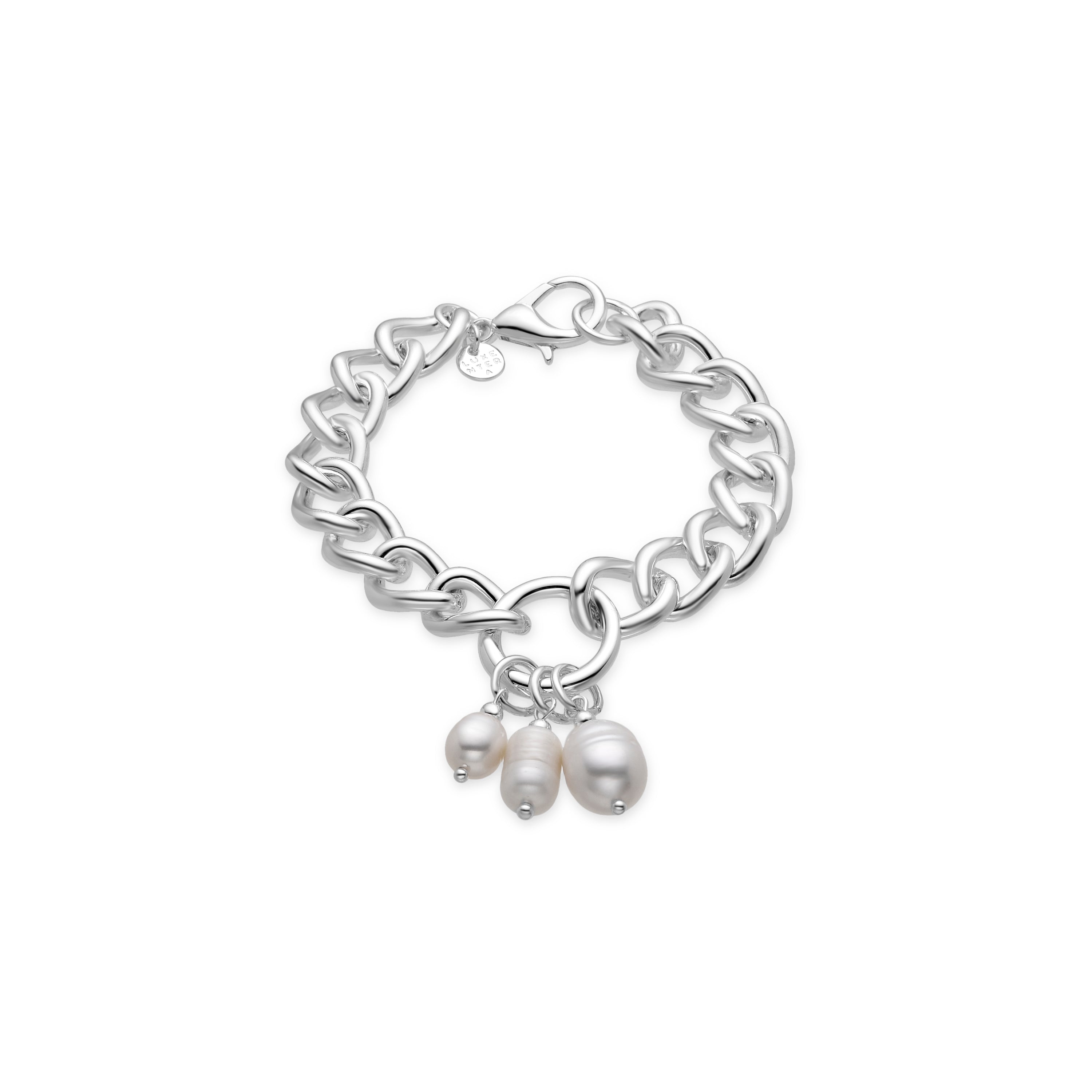 Rhodium-plated bracelet - Invak