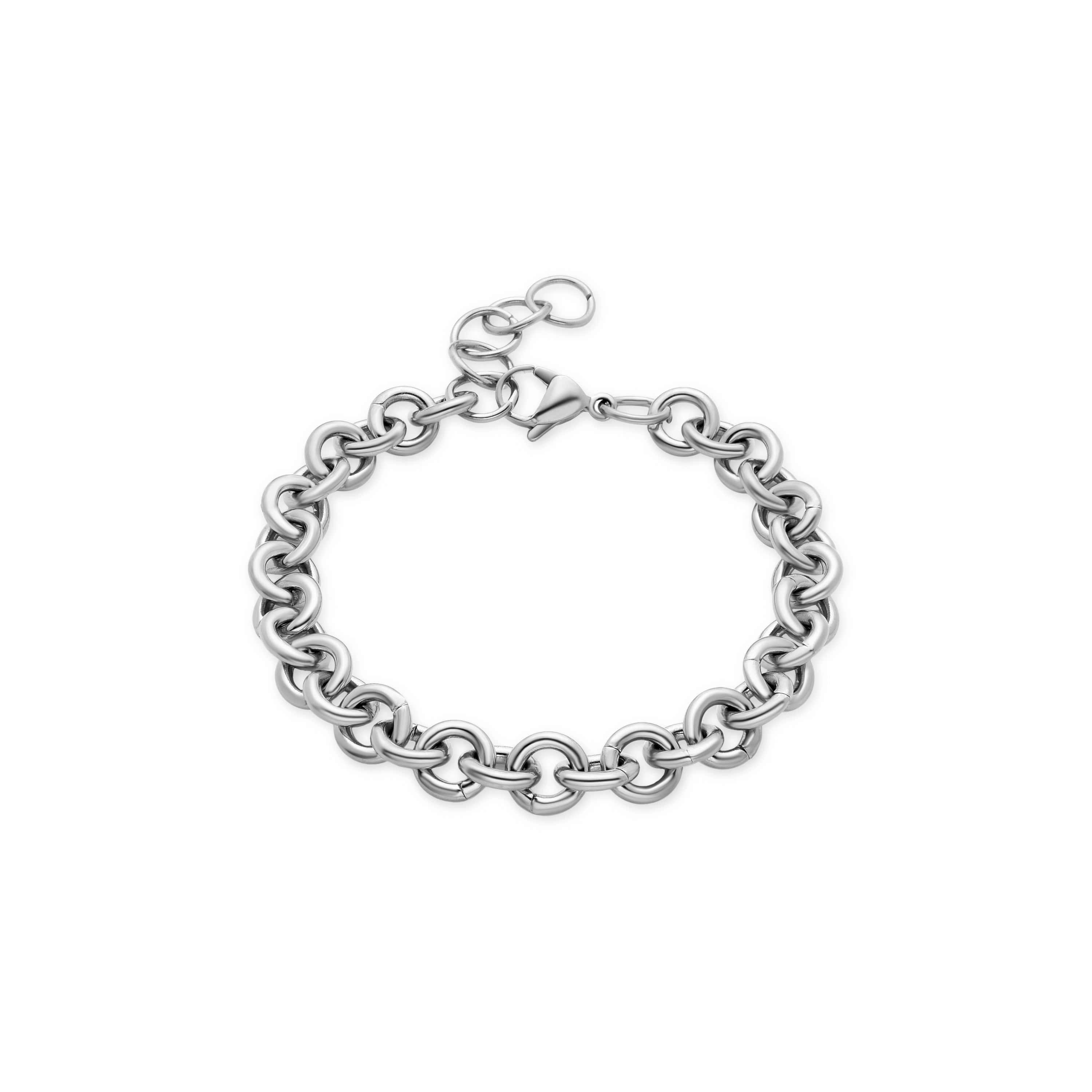 Rhodium-plated bracelet - Renda