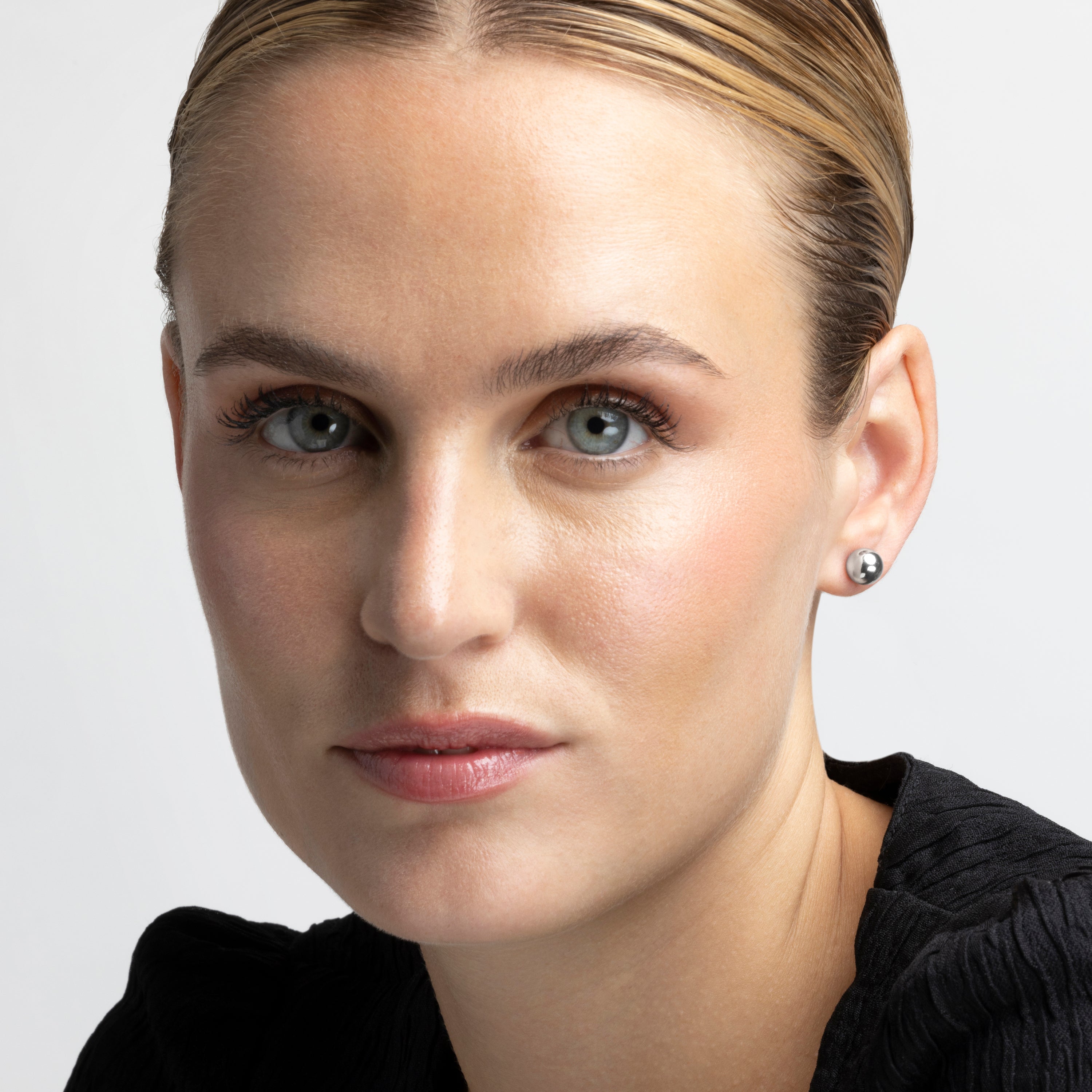 Silver-finished earrings - Gnis