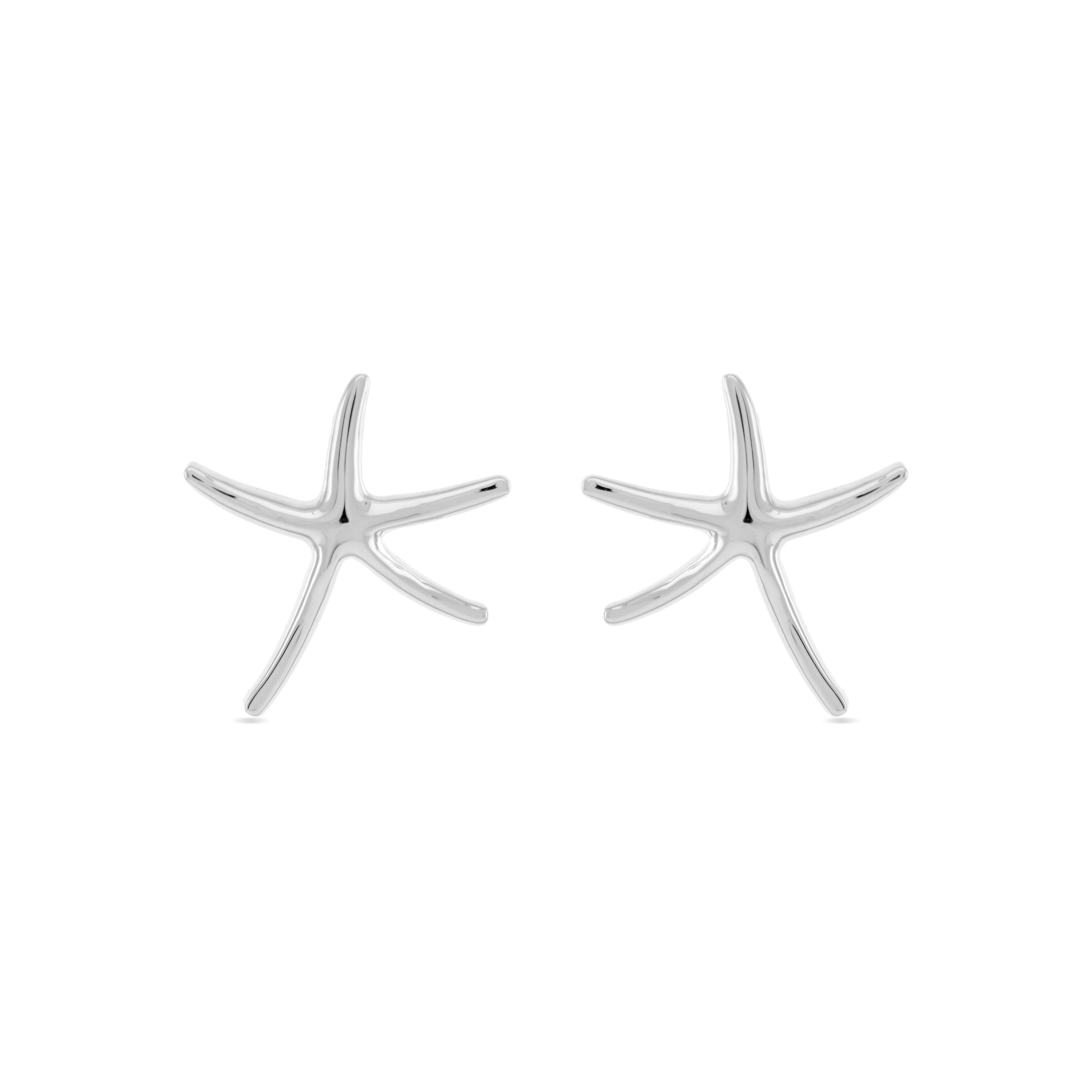 Rhodium-plated earrings - Amiri