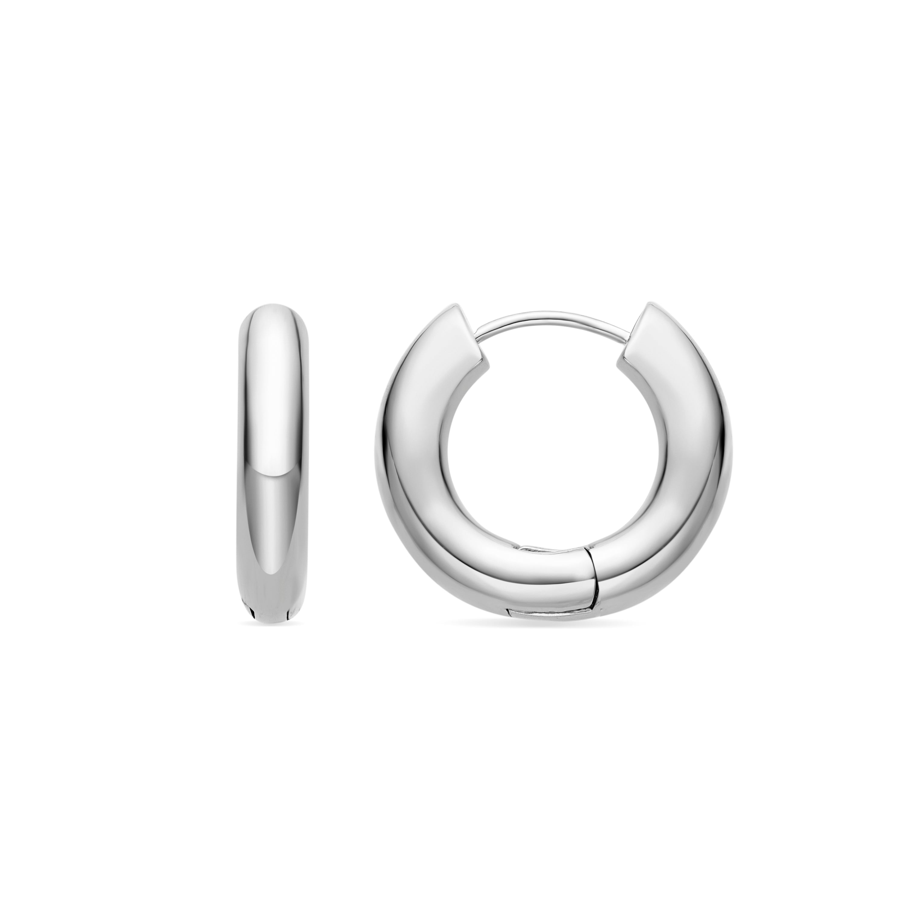 Silver finish earrings - Saura