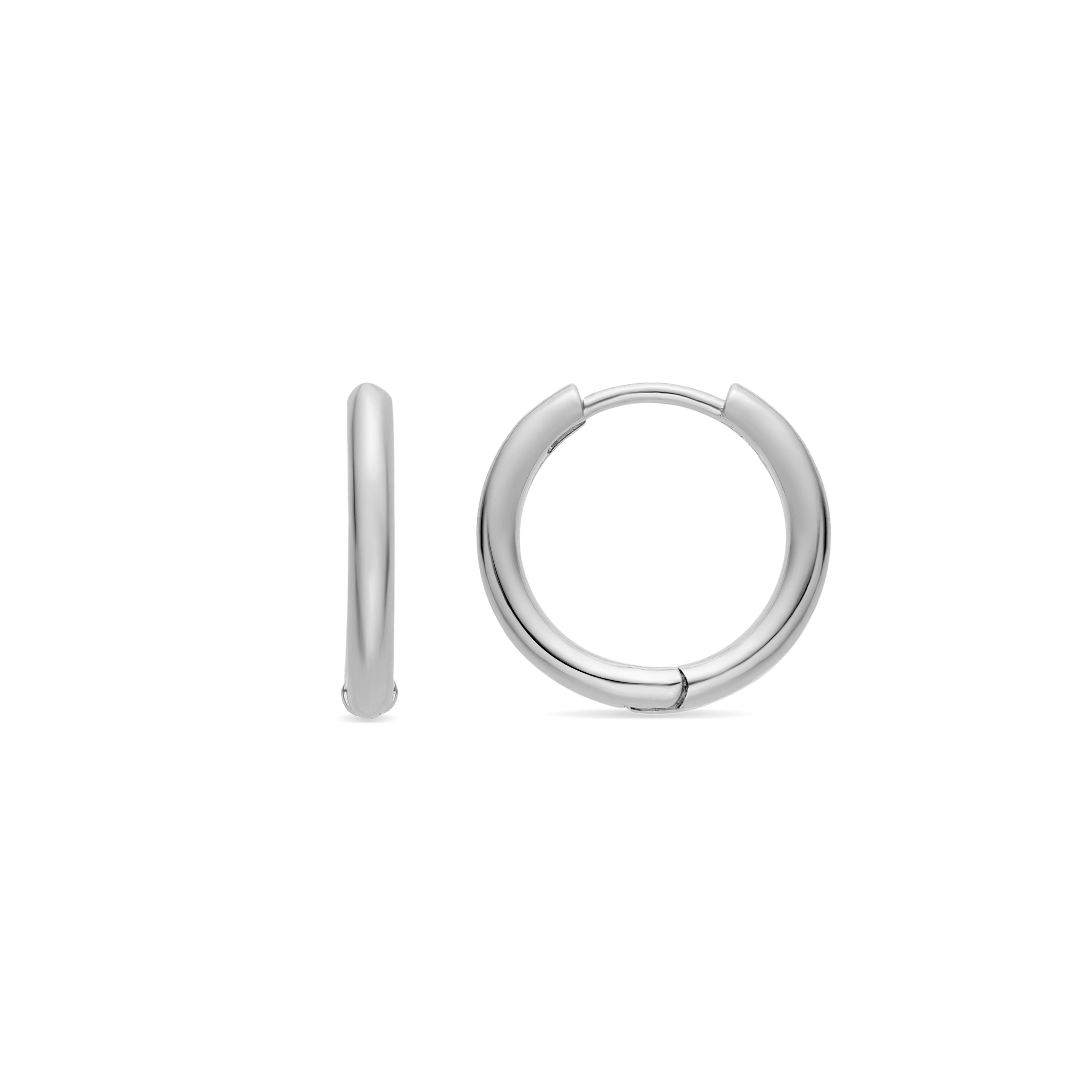 Silver-finished earrings - Nias