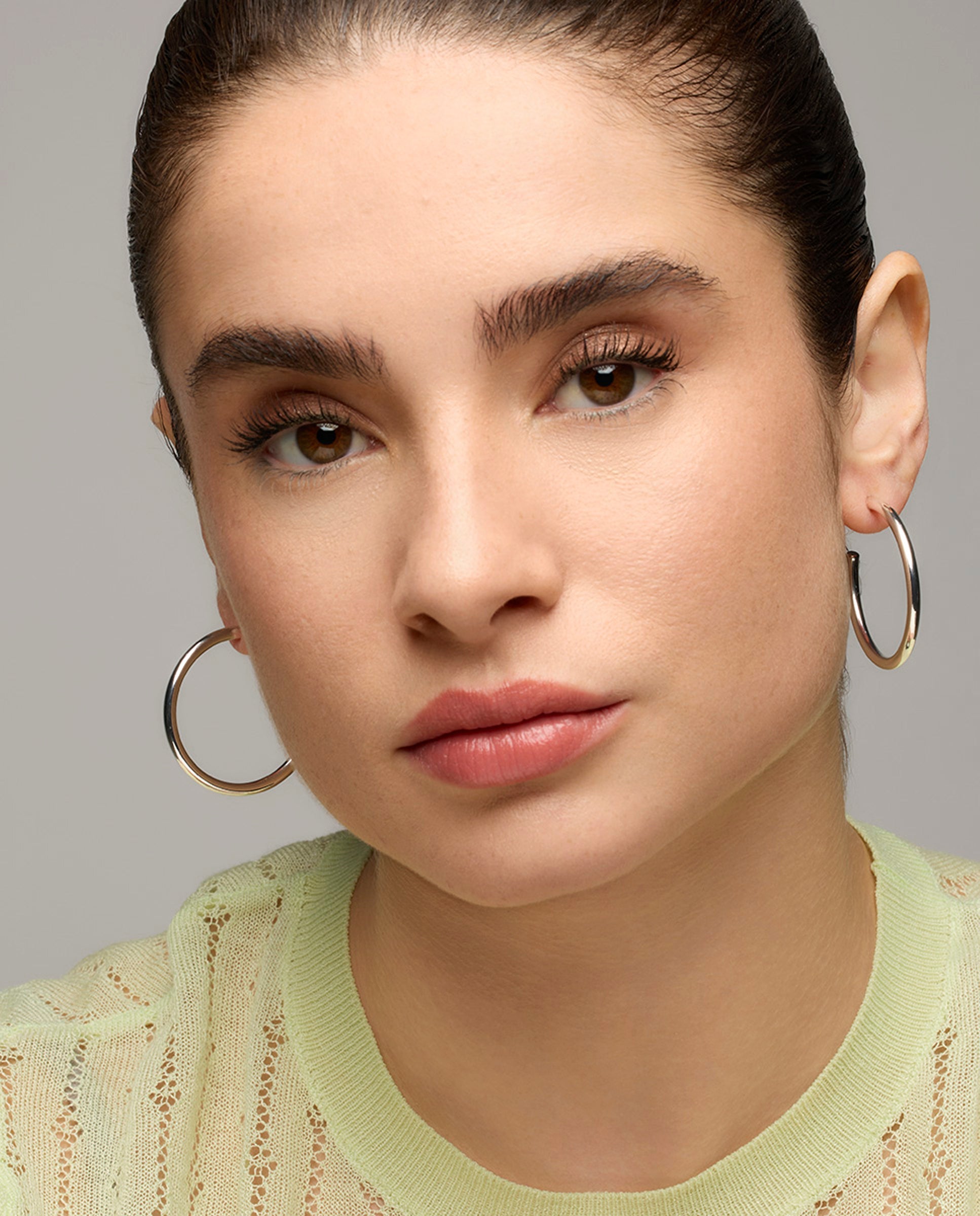 Earrings with - silver finish - Polur